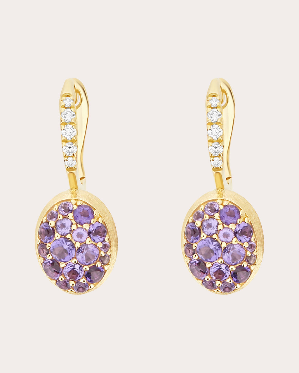 Small Violetta Boules Ciliegine Drop Earrings