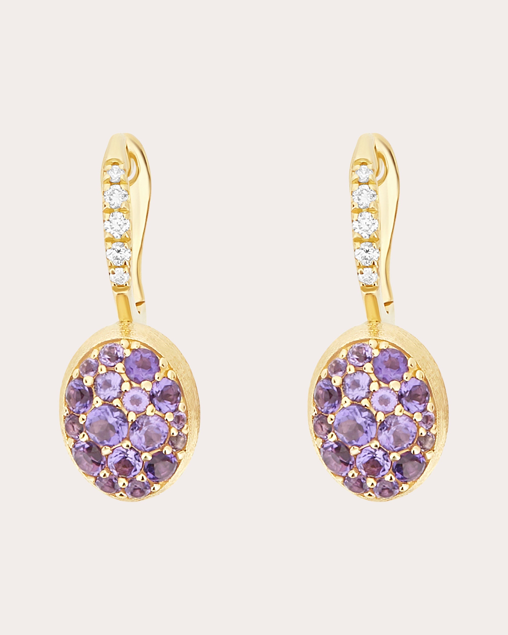 Small Violetta Boules Ciliegine Drop Earrings