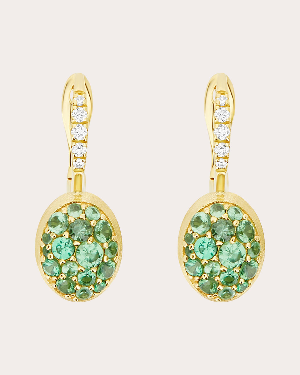Small Lattementa Boules Ciliegine Drop Earrings