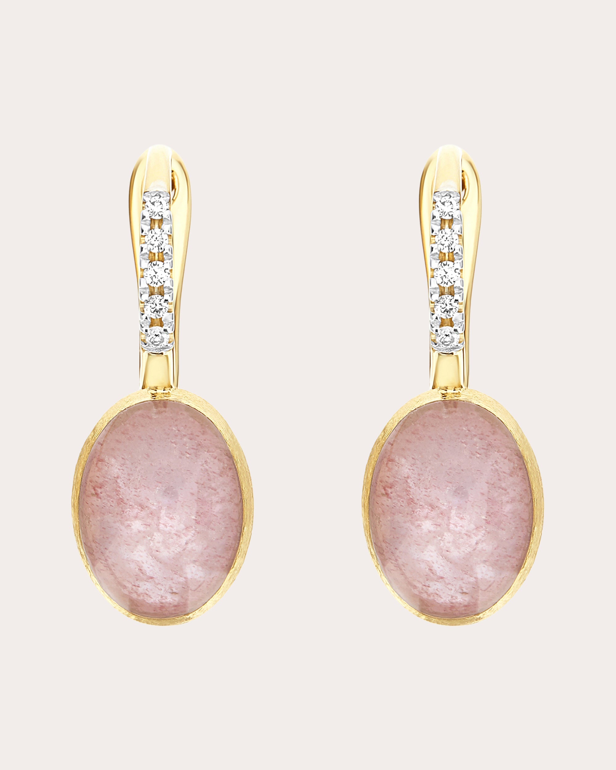 Small Rosolio Boules Ciliegine Drop Earrings