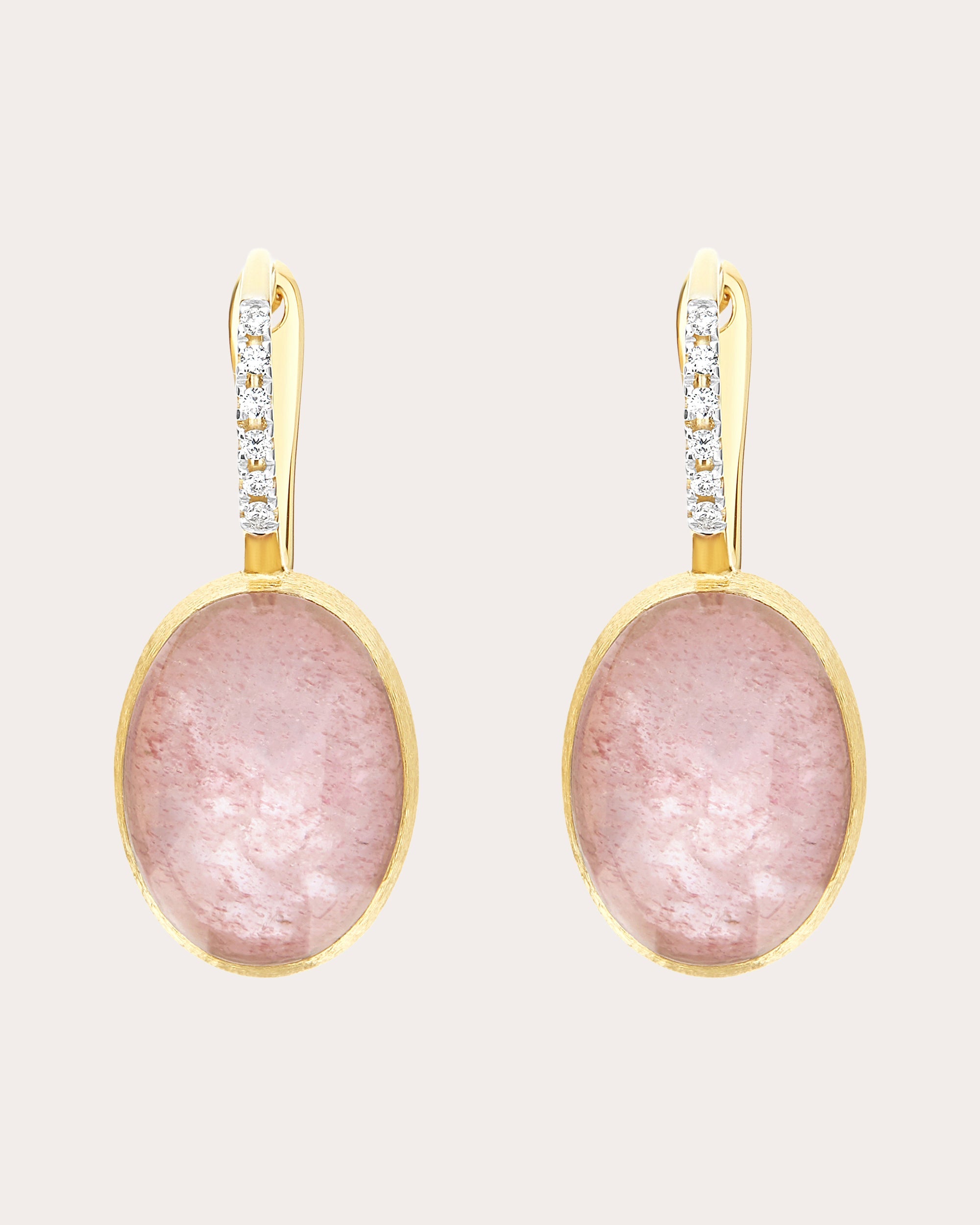 Medium Rosolio Boules Ciliegine Drop Earrings