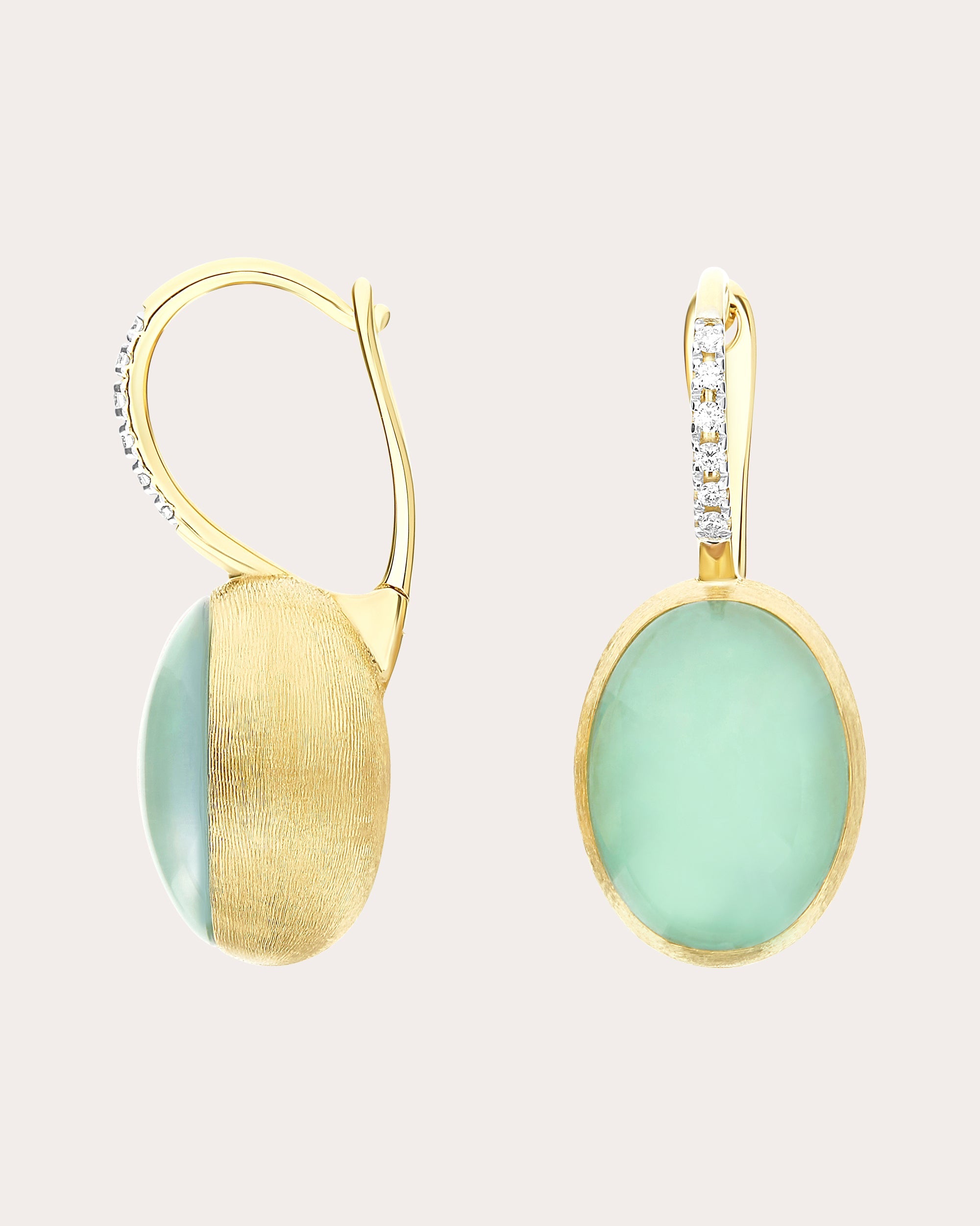 Medium Lattementa Boules Ciliegine Drop Earrings