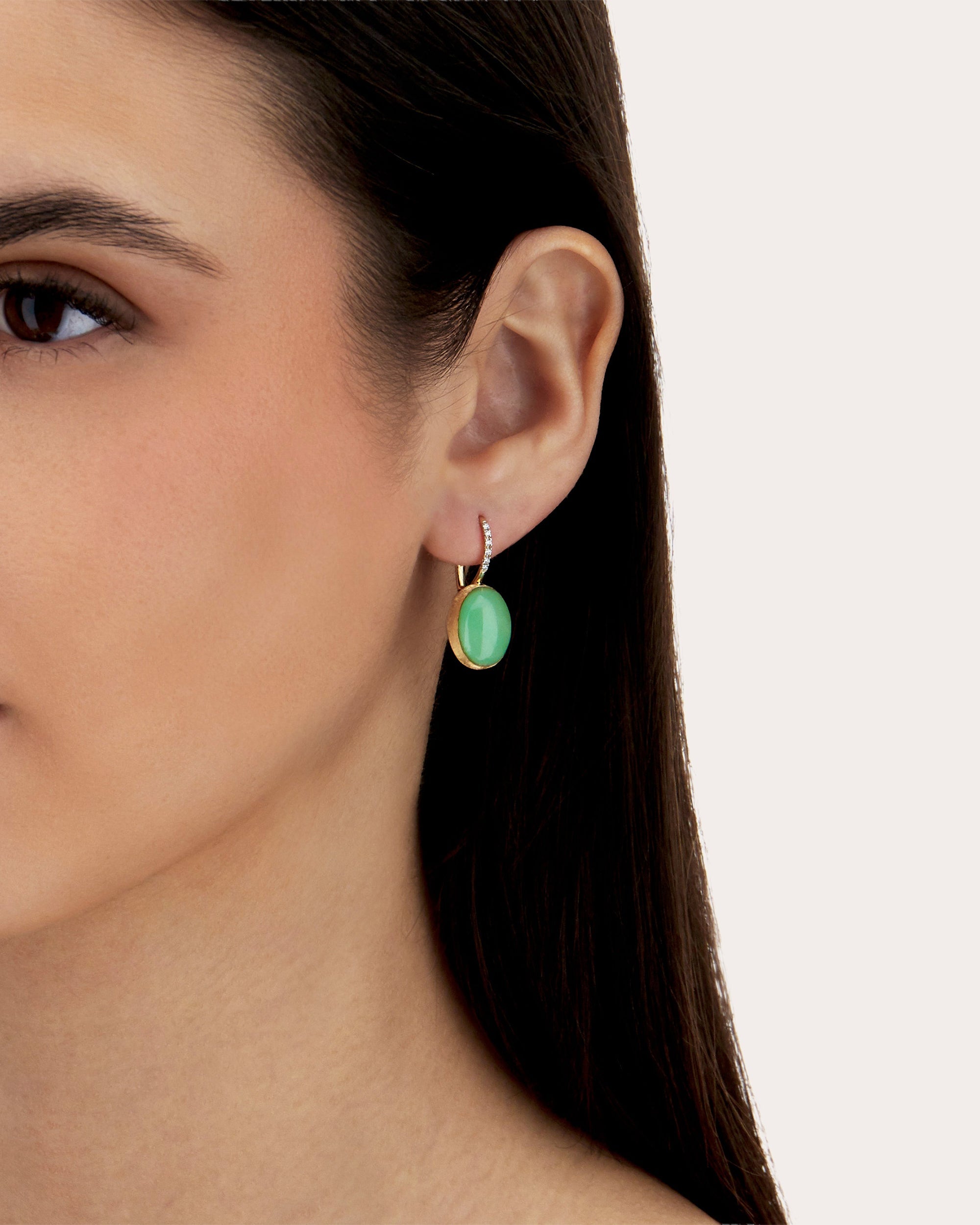 Medium Lattementa Boules Ciliegine Drop Earrings