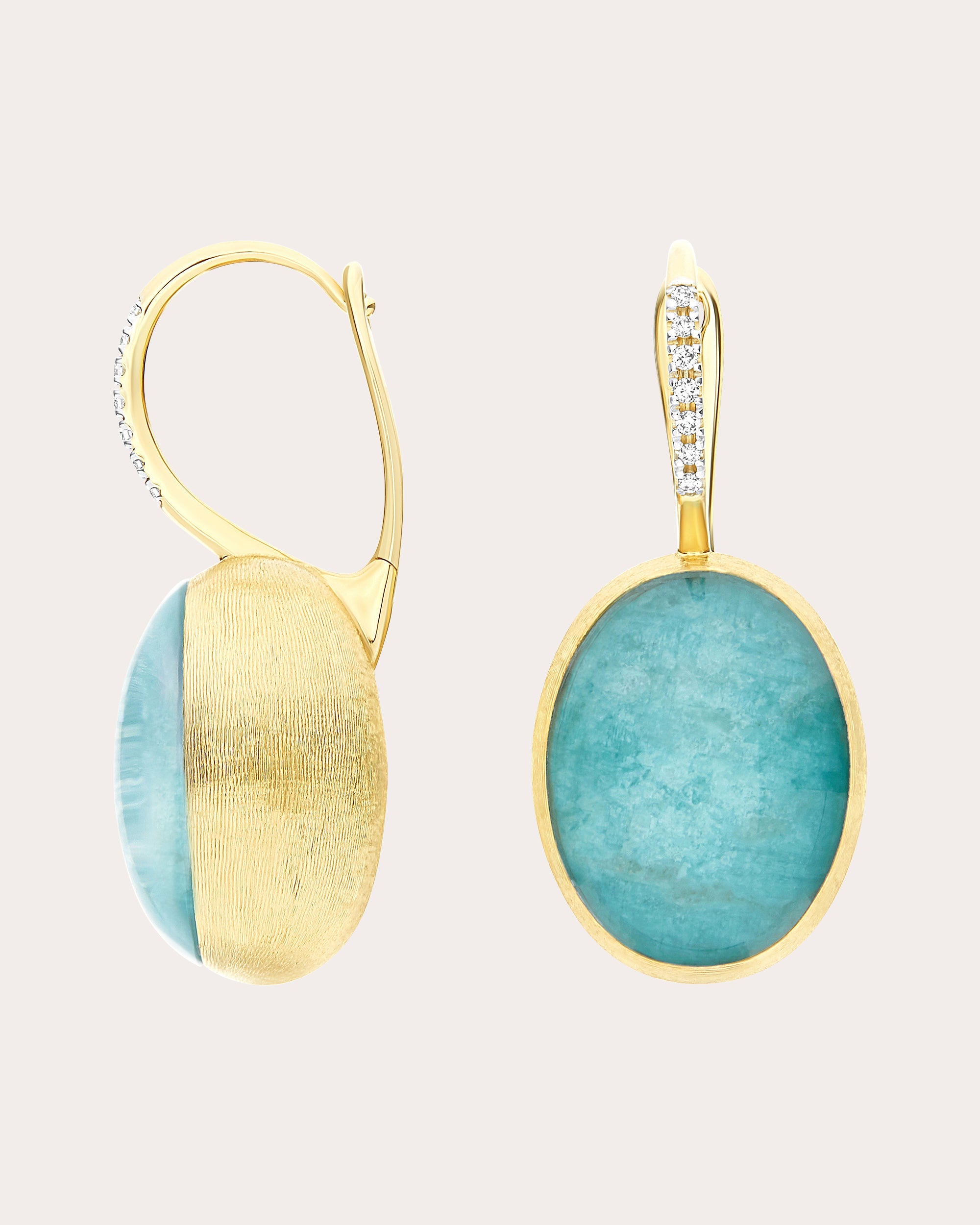 Large Anice Boules Ciliegine Drop Earrings