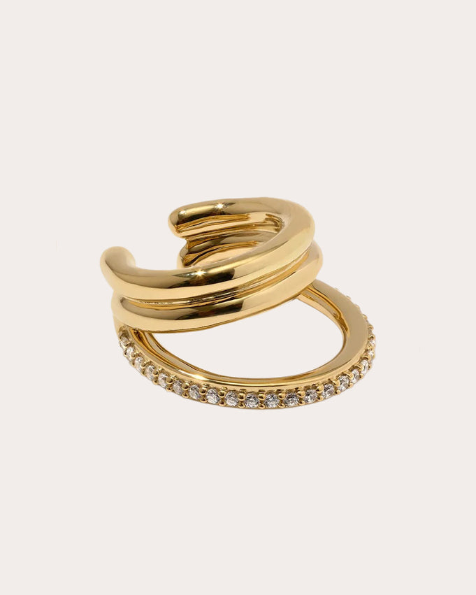Cubic Zirconia Pavé Concero Ear Cuff