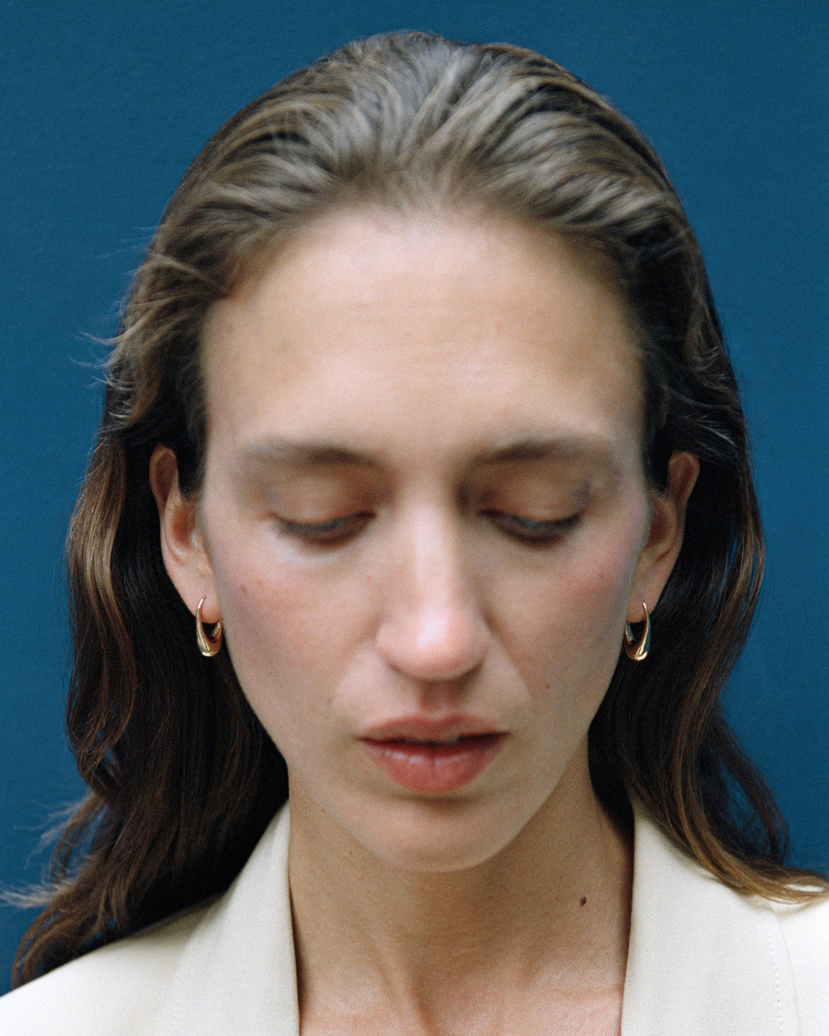 Roscida Drop Hoop Earrings