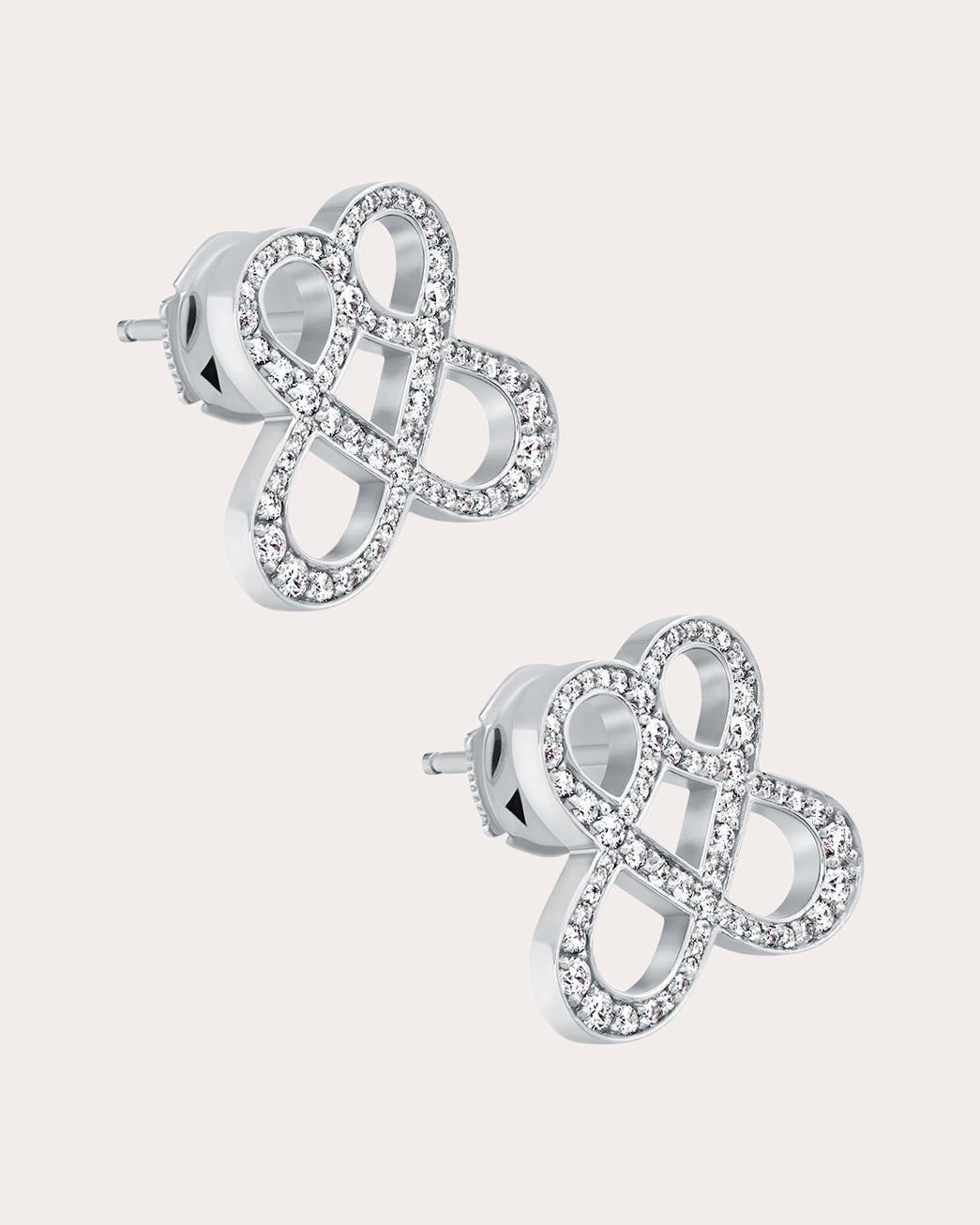 Diamond Pavé One Love Stud Earrings