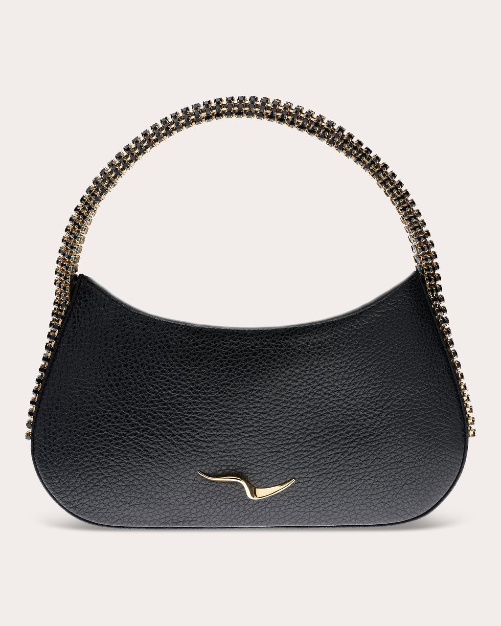 Koda Crystal Leather Shoulder Bag