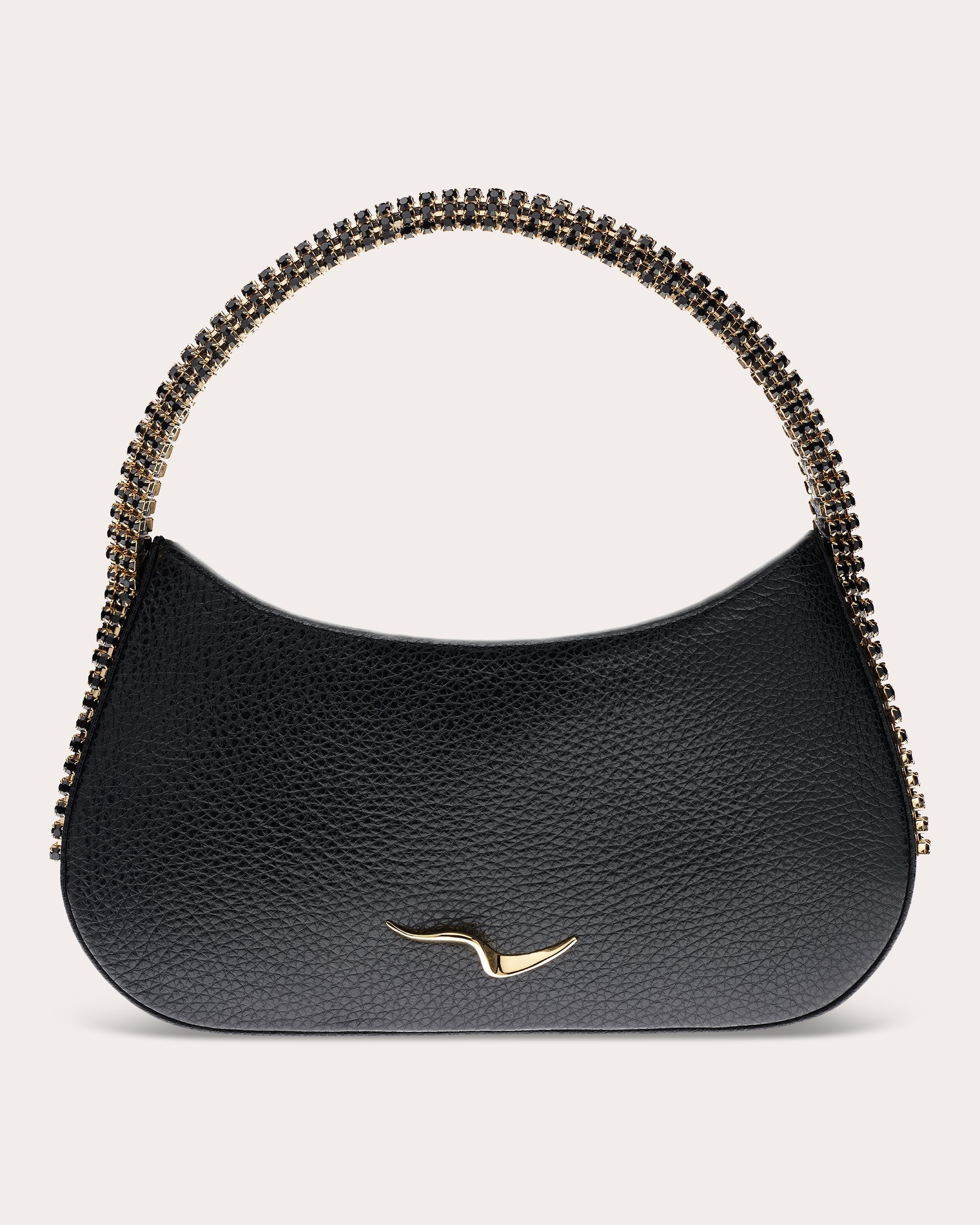 Koda Crystal Leather Shoulder Bag