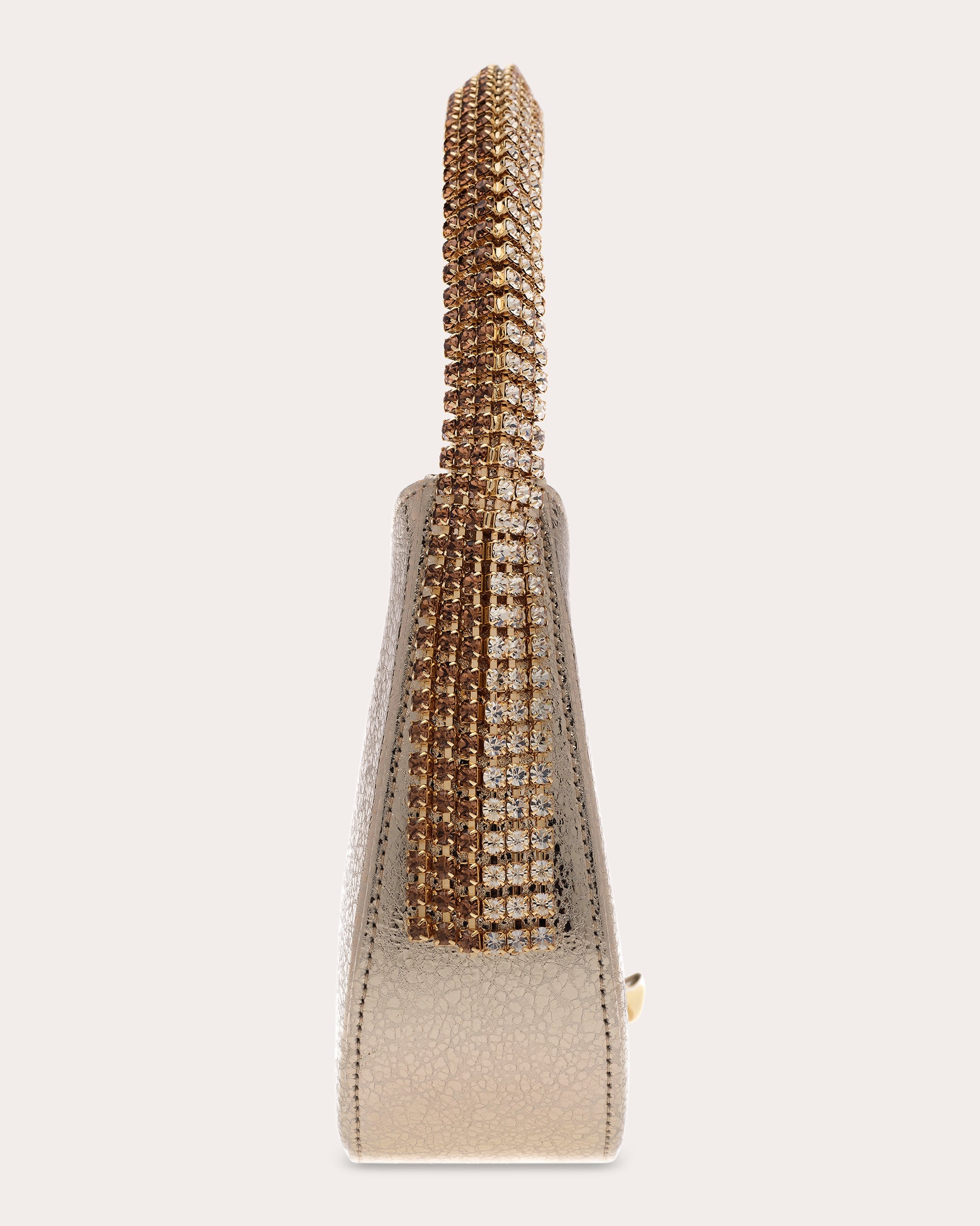 Koda Crystal Metallic Leather Shoulder Bag