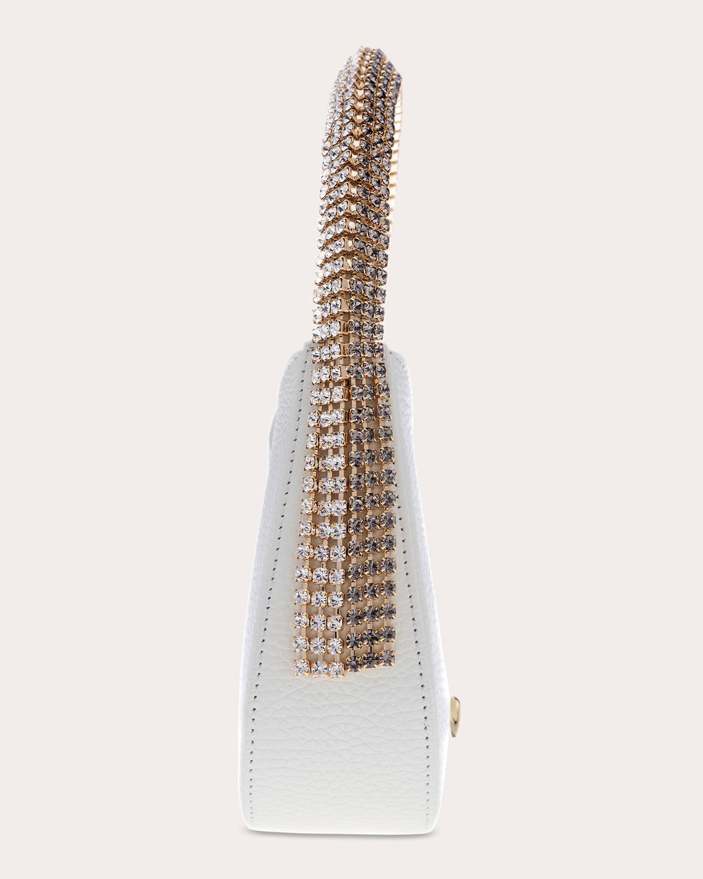 Koda Crystal-Embellished Grained-Leather Shoulder Bag