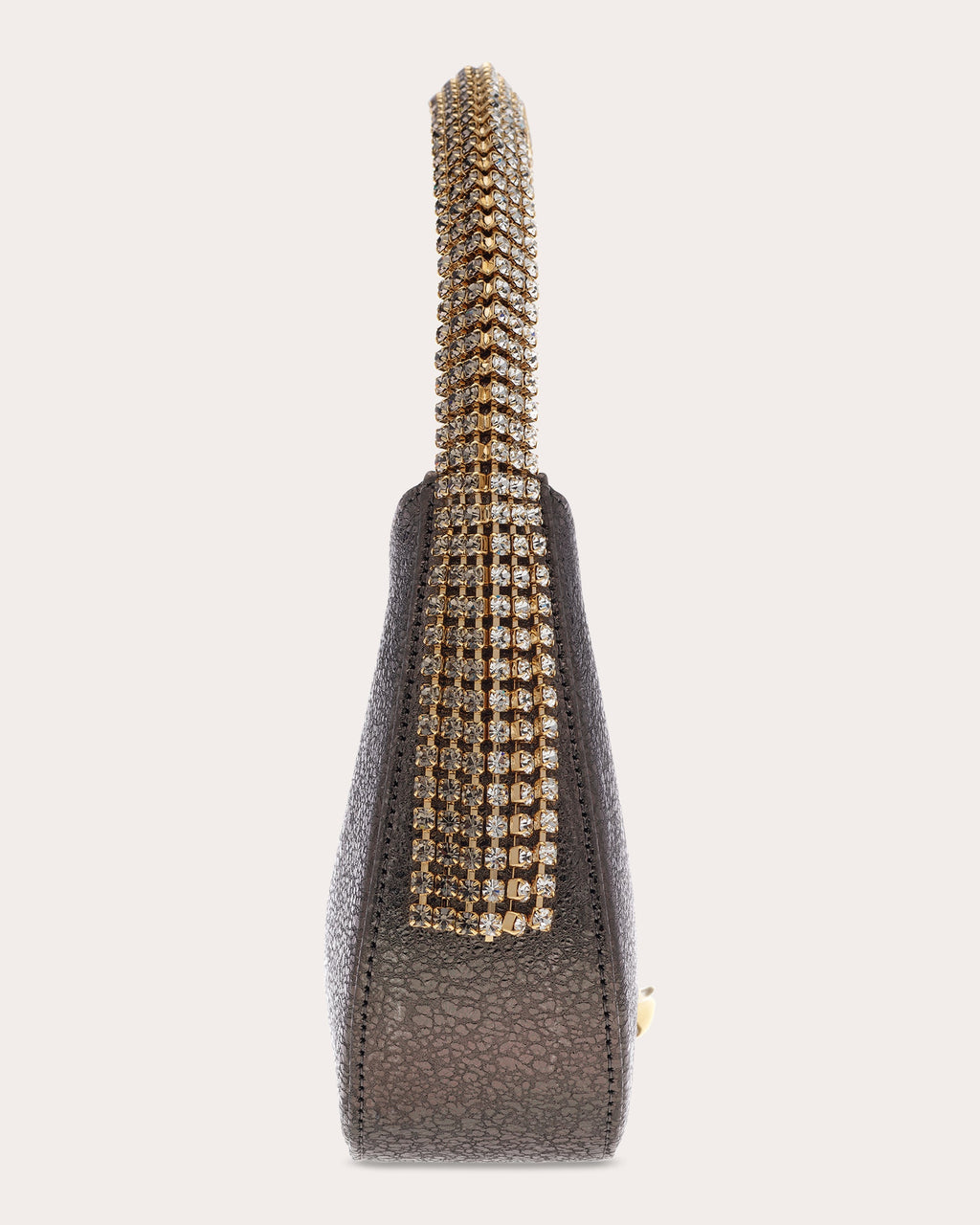 Koda Crystal Metallic Leather Shoulder Bag