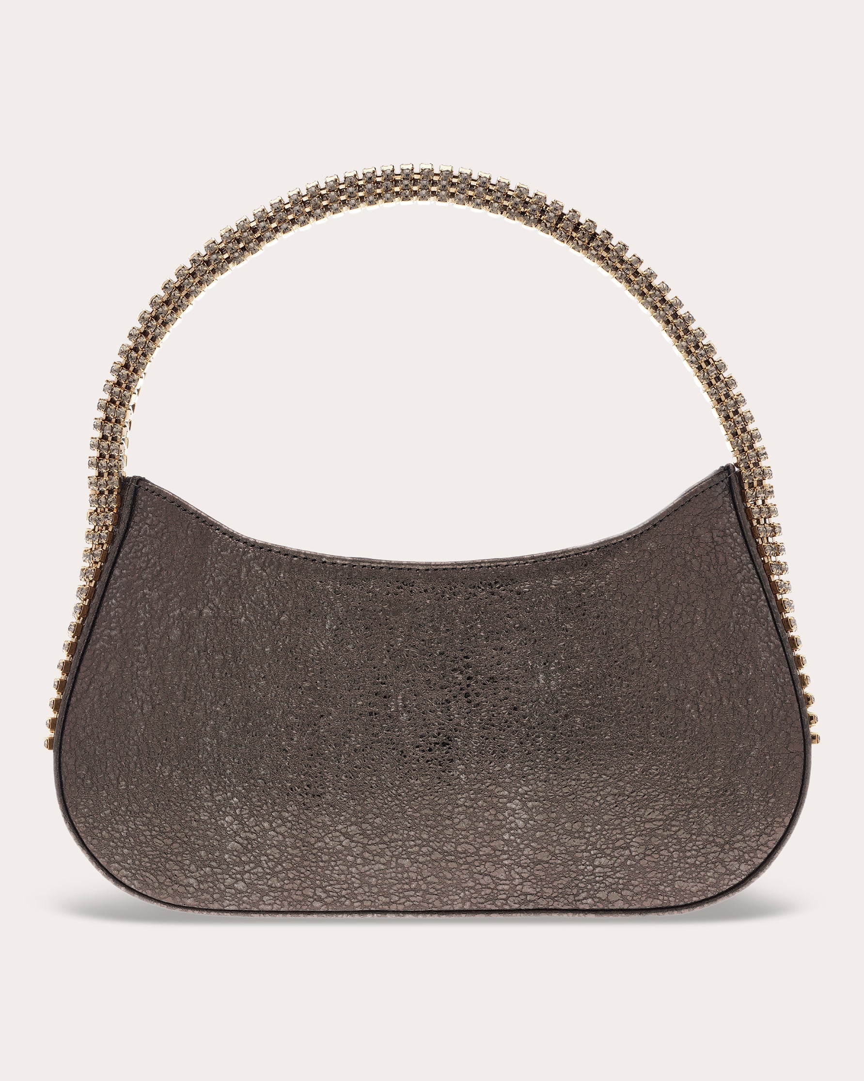 Koda Crystal Metallic Leather Shoulder Bag