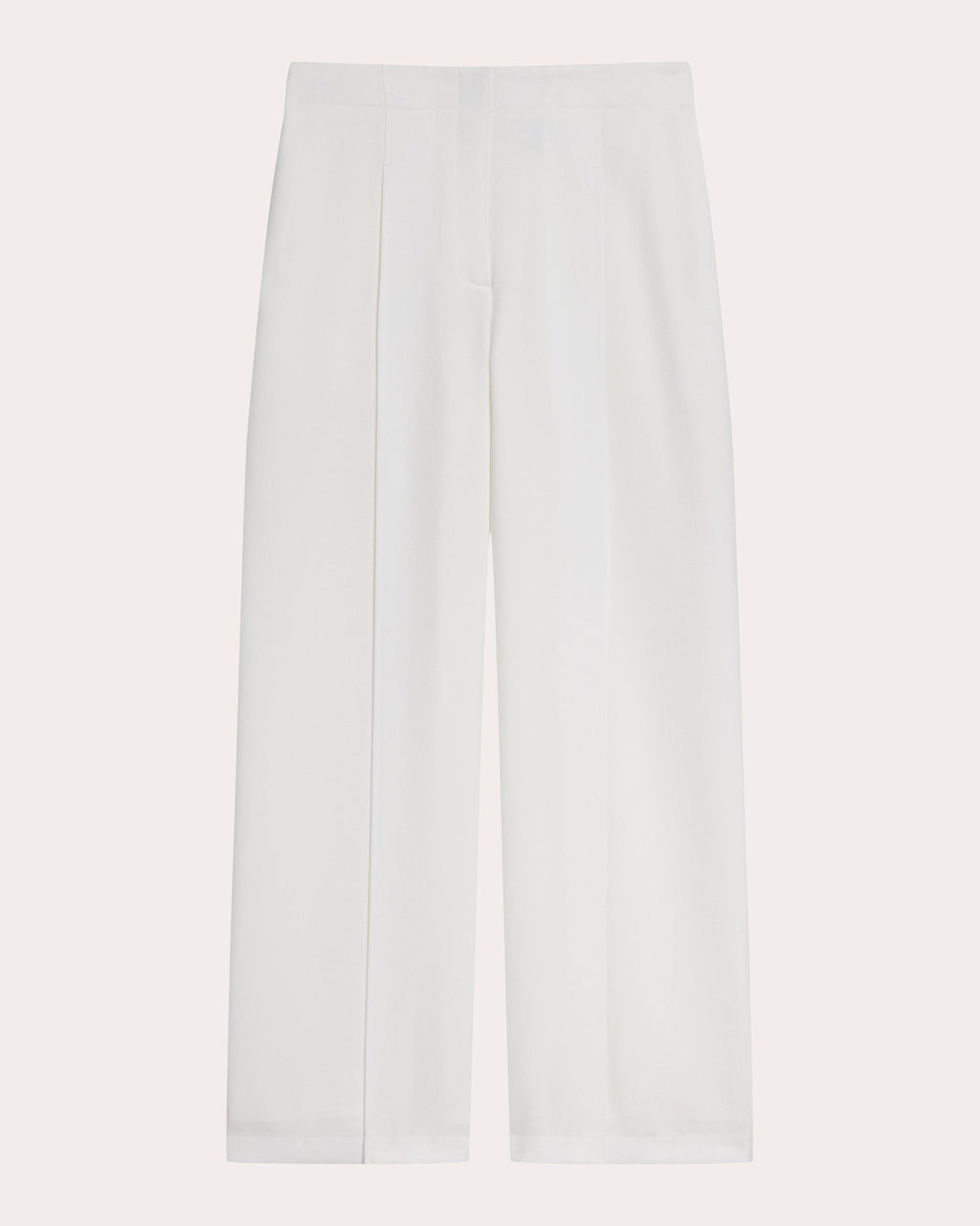 City Twill Deep Pleated Crop Pants
