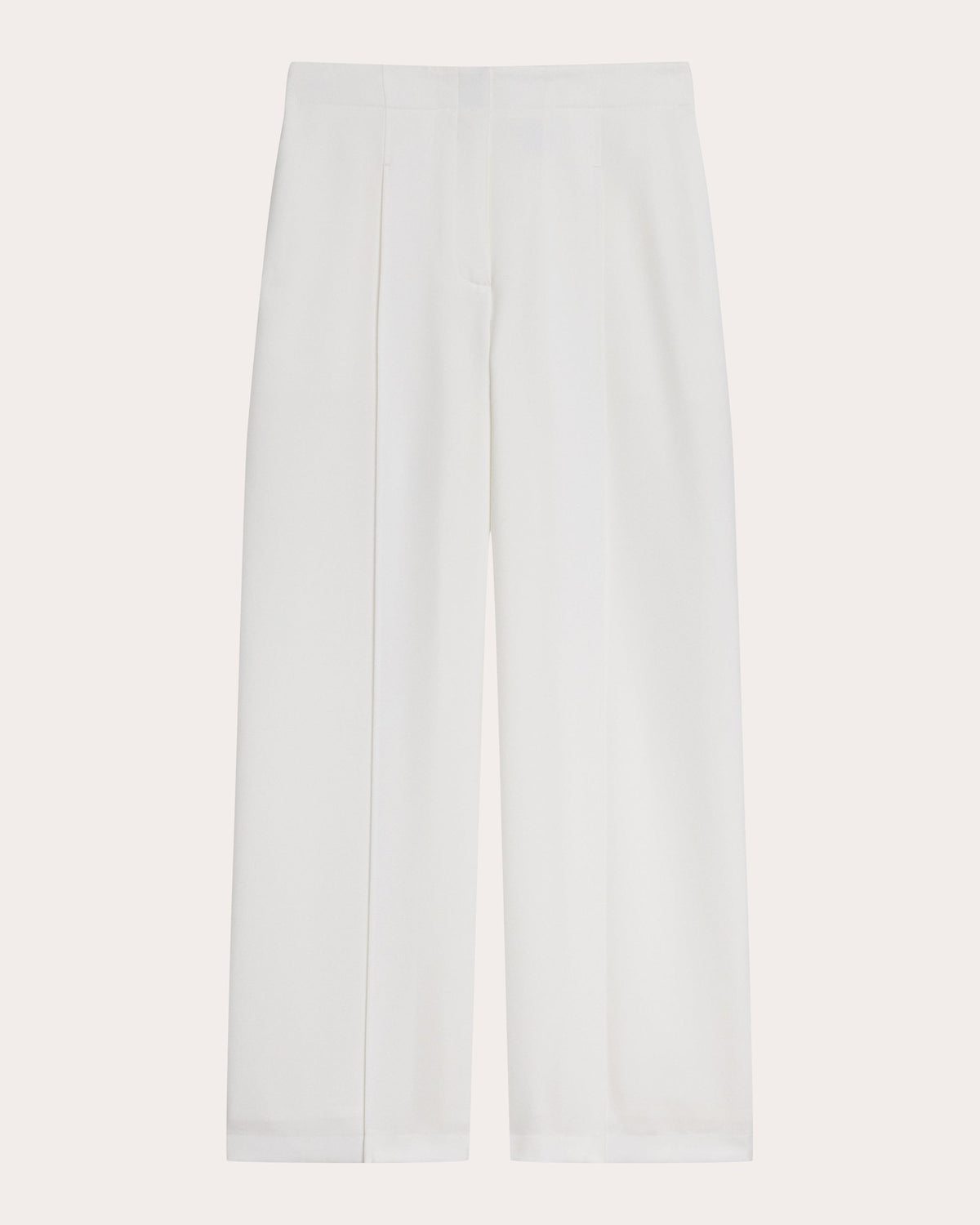 City Twill Deep Pleated Crop Pants