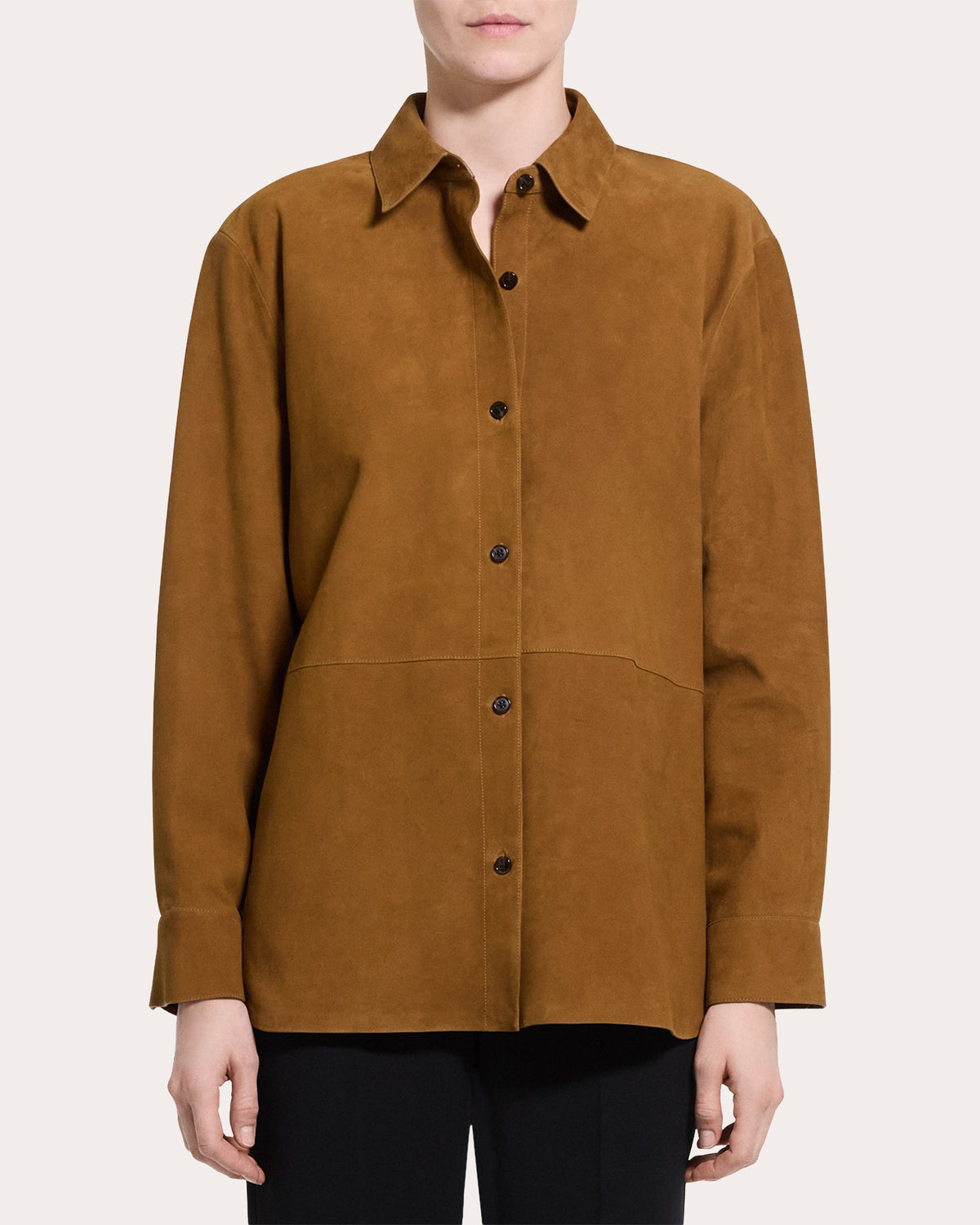 Suede Classic Button-Up