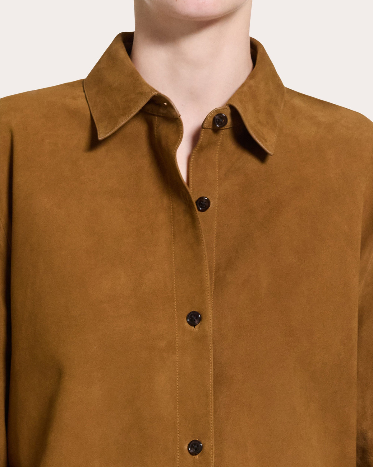 Suede Classic Button-Up