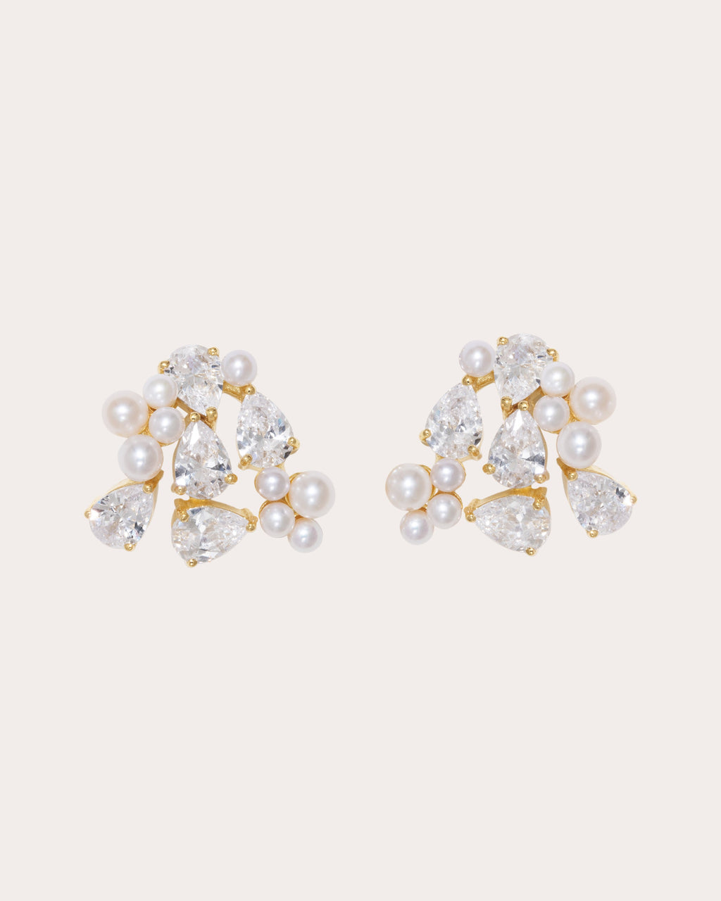 Pearl & Zirconia 'The Breaths We Dare To Take' Earrings