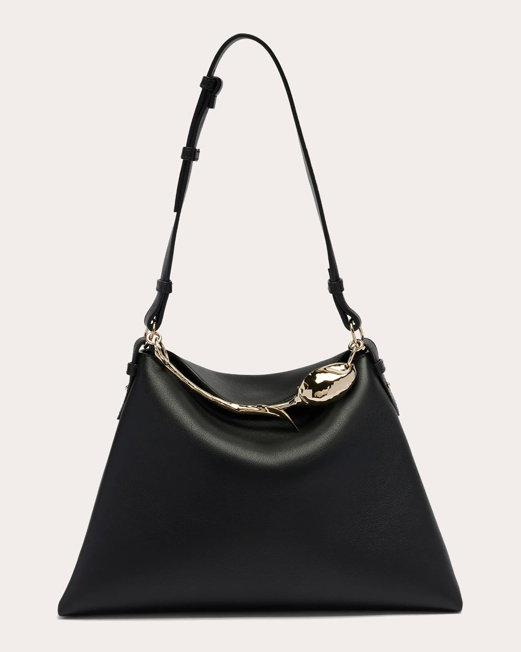 Large Bloom Leather Handbag