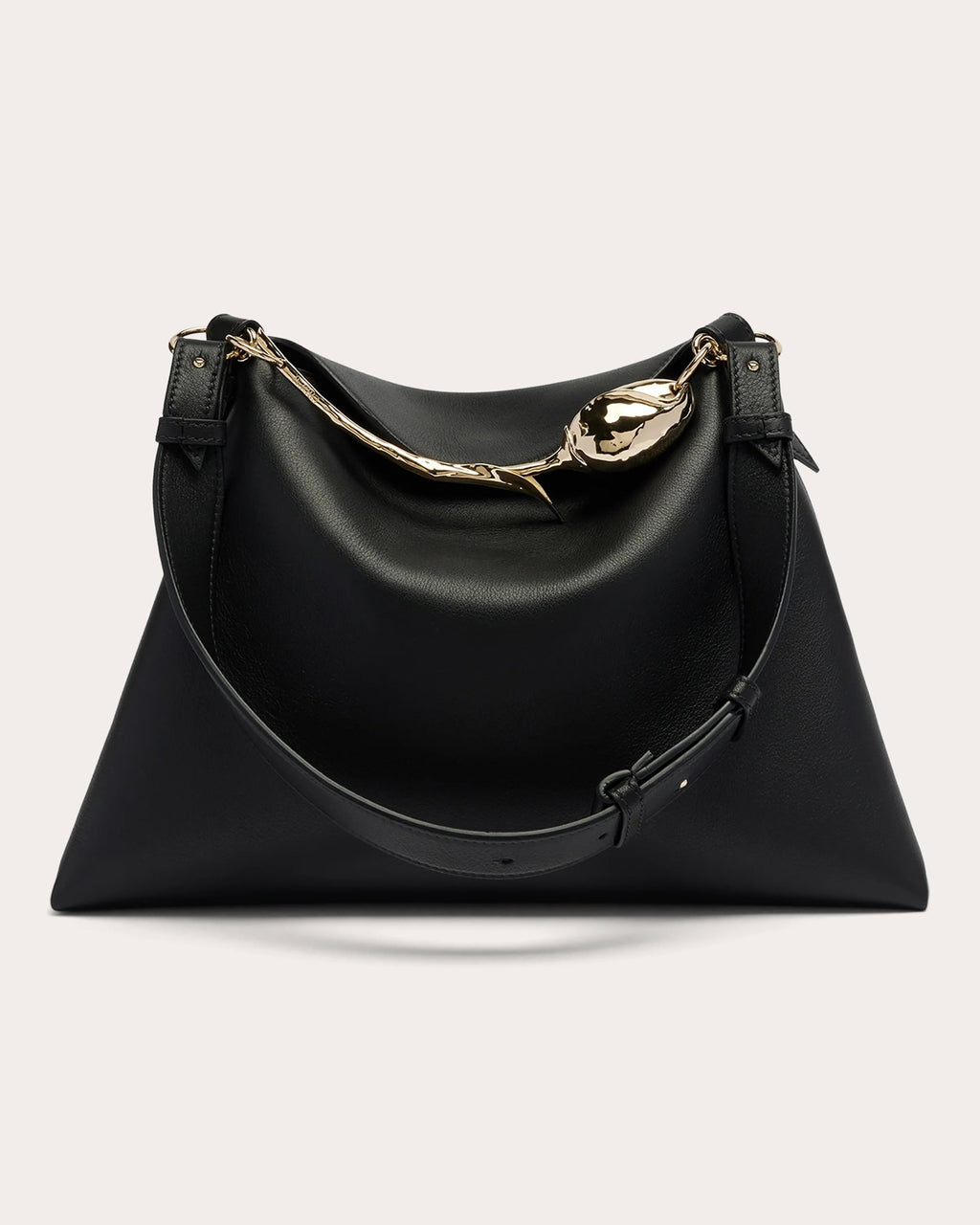 Large Bloom Leather Handbag
