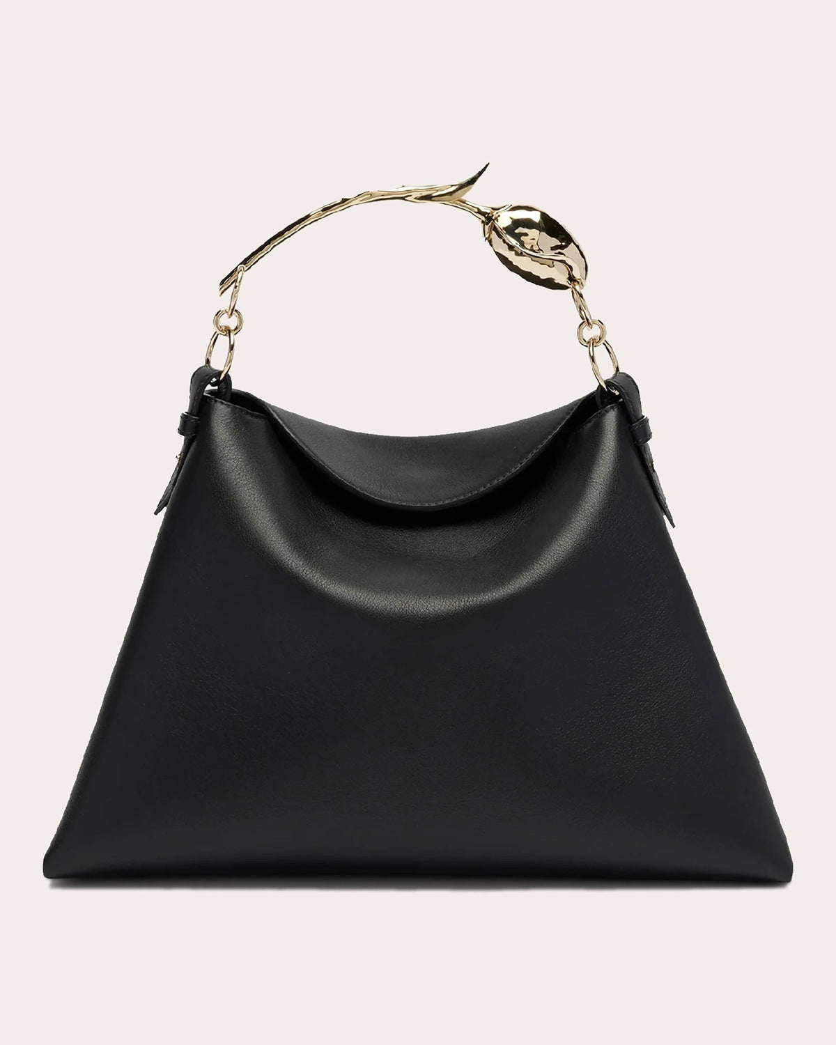 Large Bloom Leather Handbag
