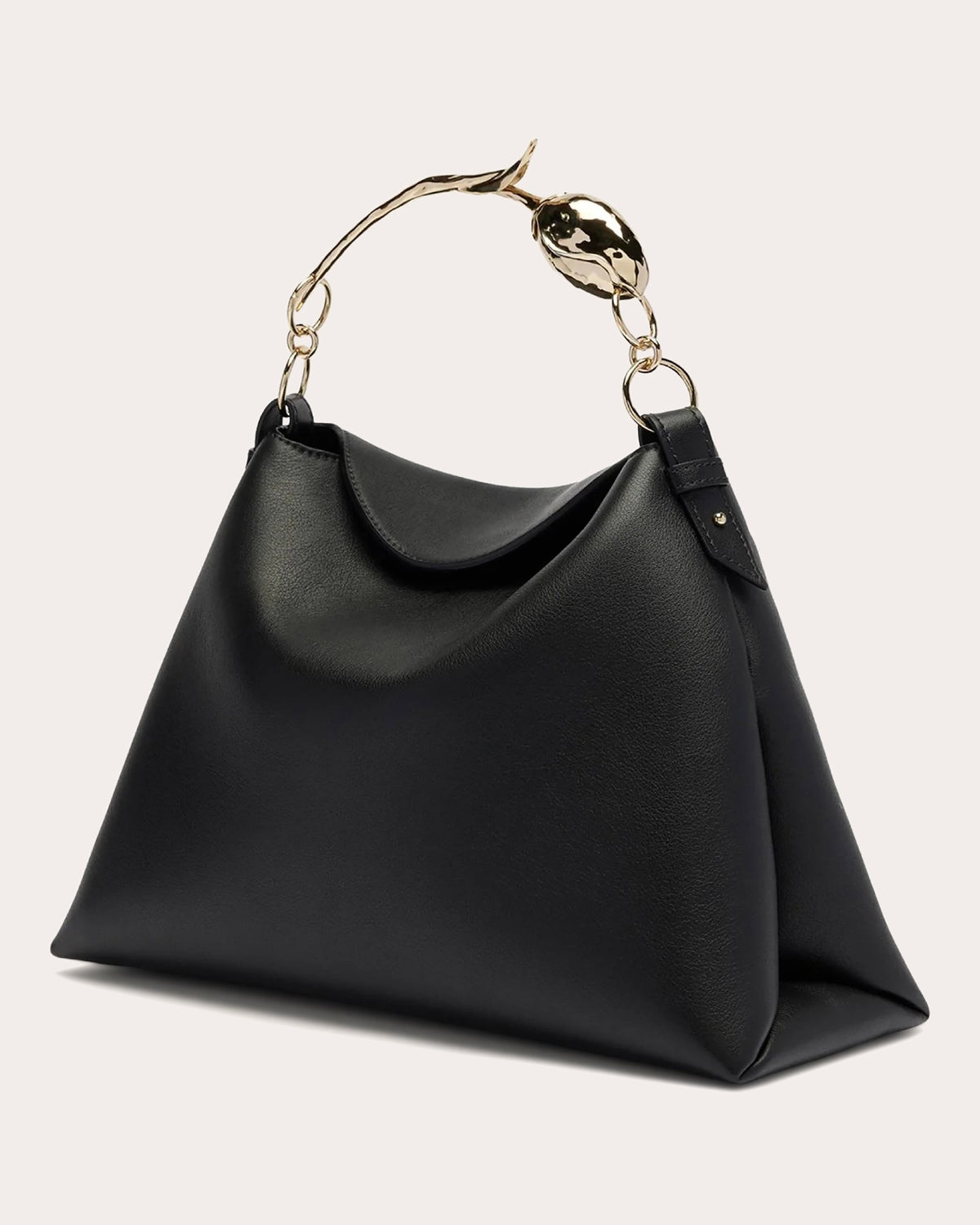 Large Bloom Leather Handbag