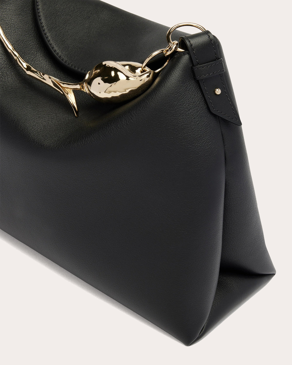 Large Bloom Leather Handbag