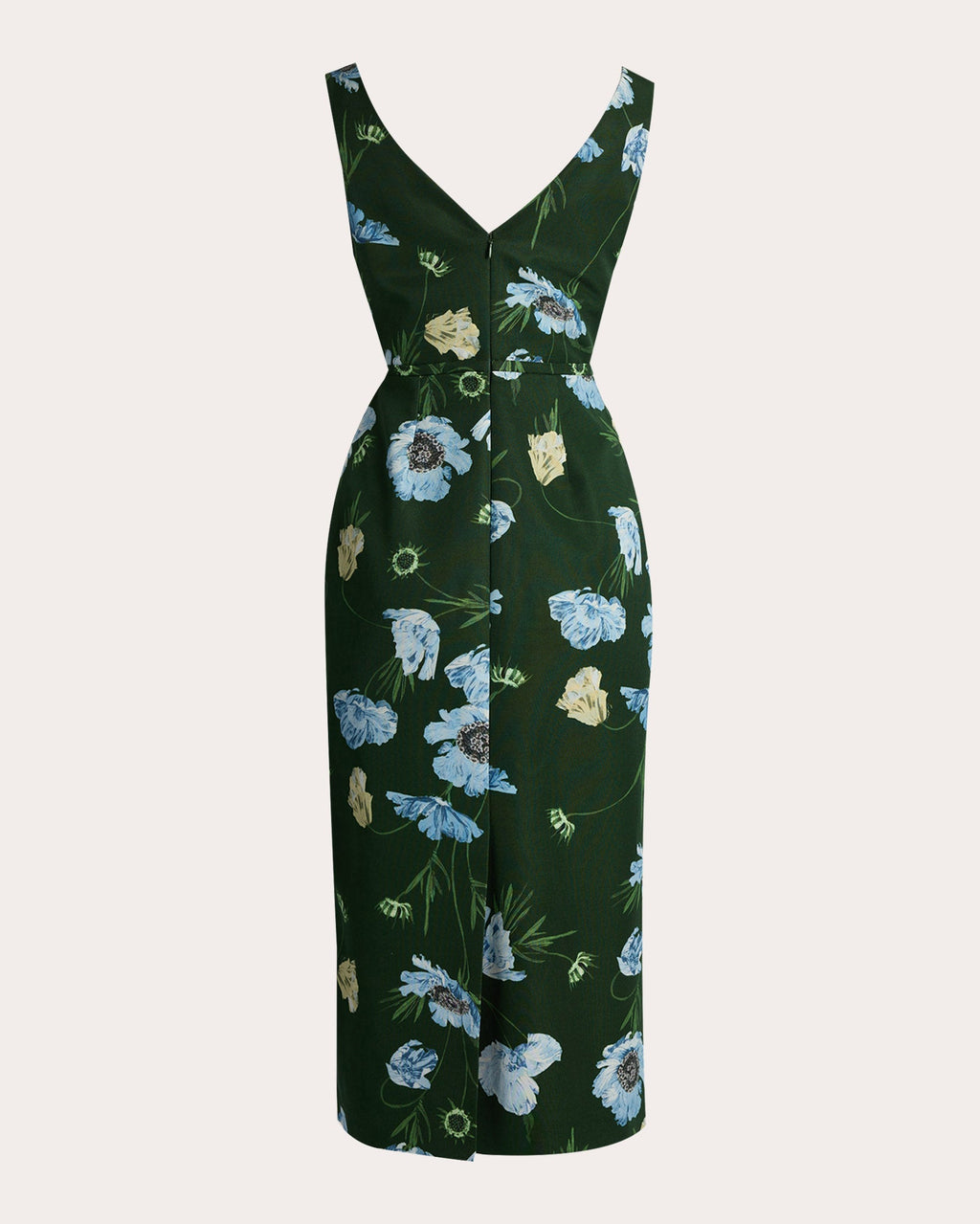 Floral Cotton Faille Pencil Dress