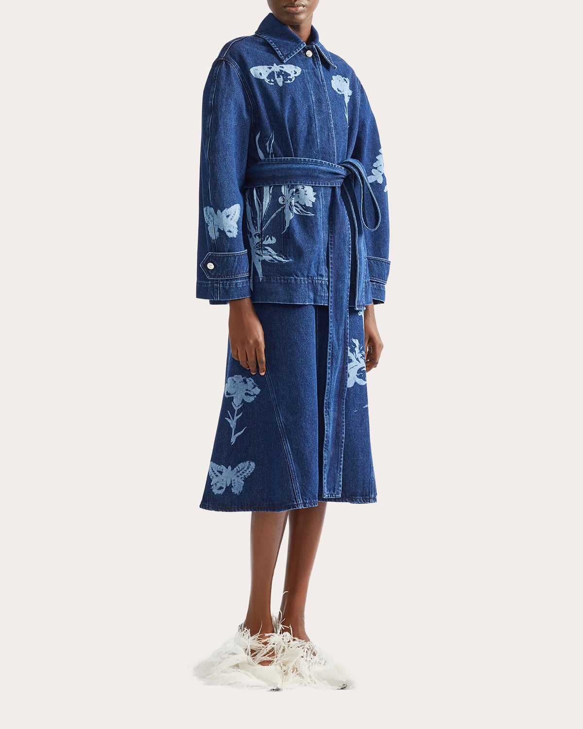 Oversized Indigo Denim Jacket