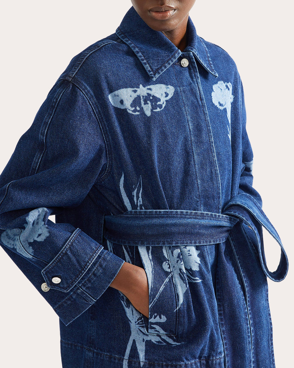 Oversized Indigo Denim Jacket