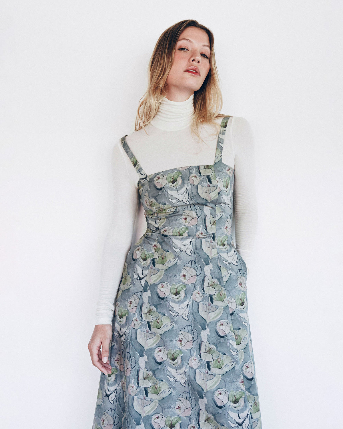 Reflection Floral A-Line Dress