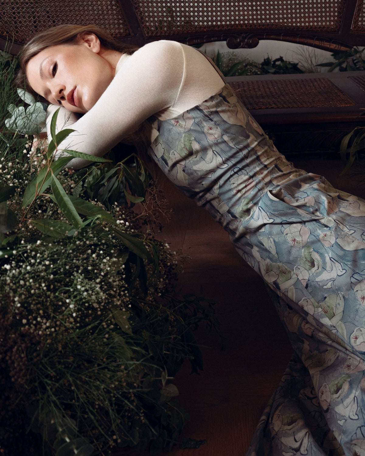 Reflection Floral A-Line Dress