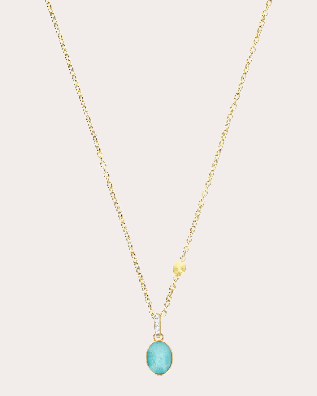 Amazonite Doublet Small Anice Boules Charm