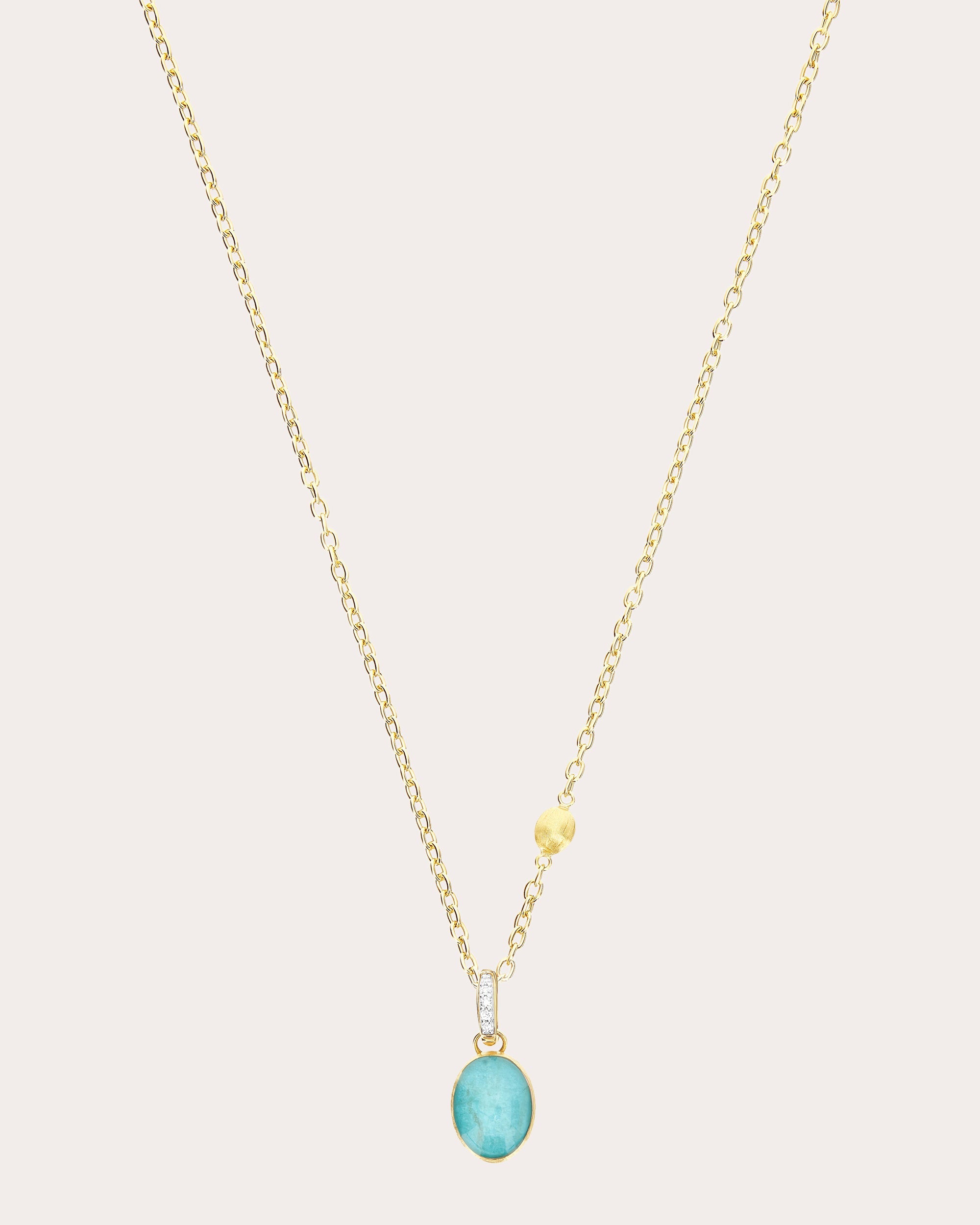Amazonite Doublet Small Anice Boules Charm
