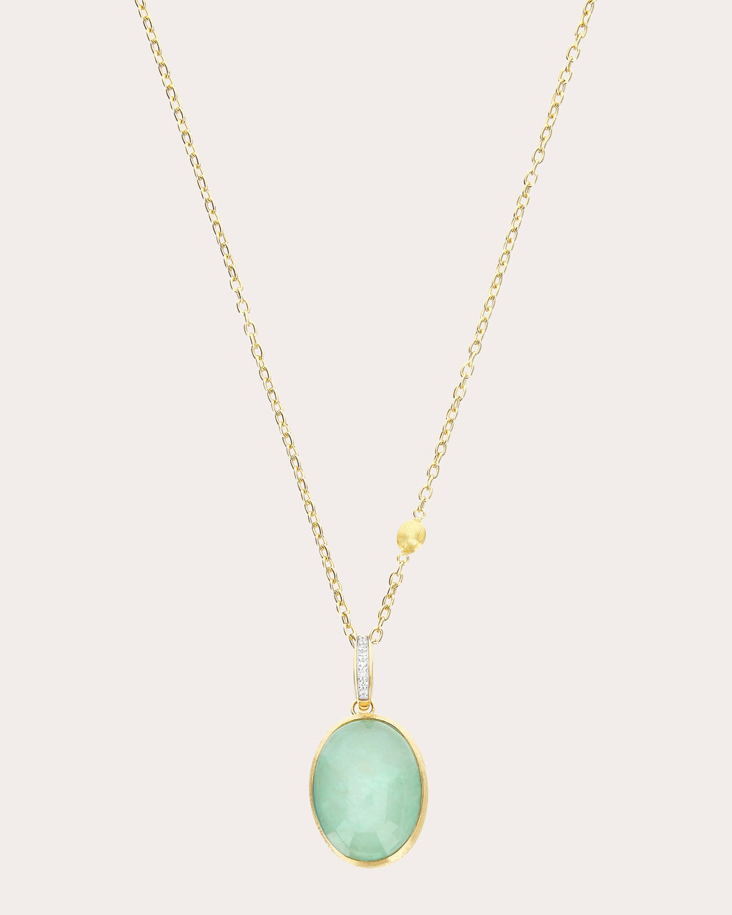 Jadeite Doublet Large Lattementa Boules Charm