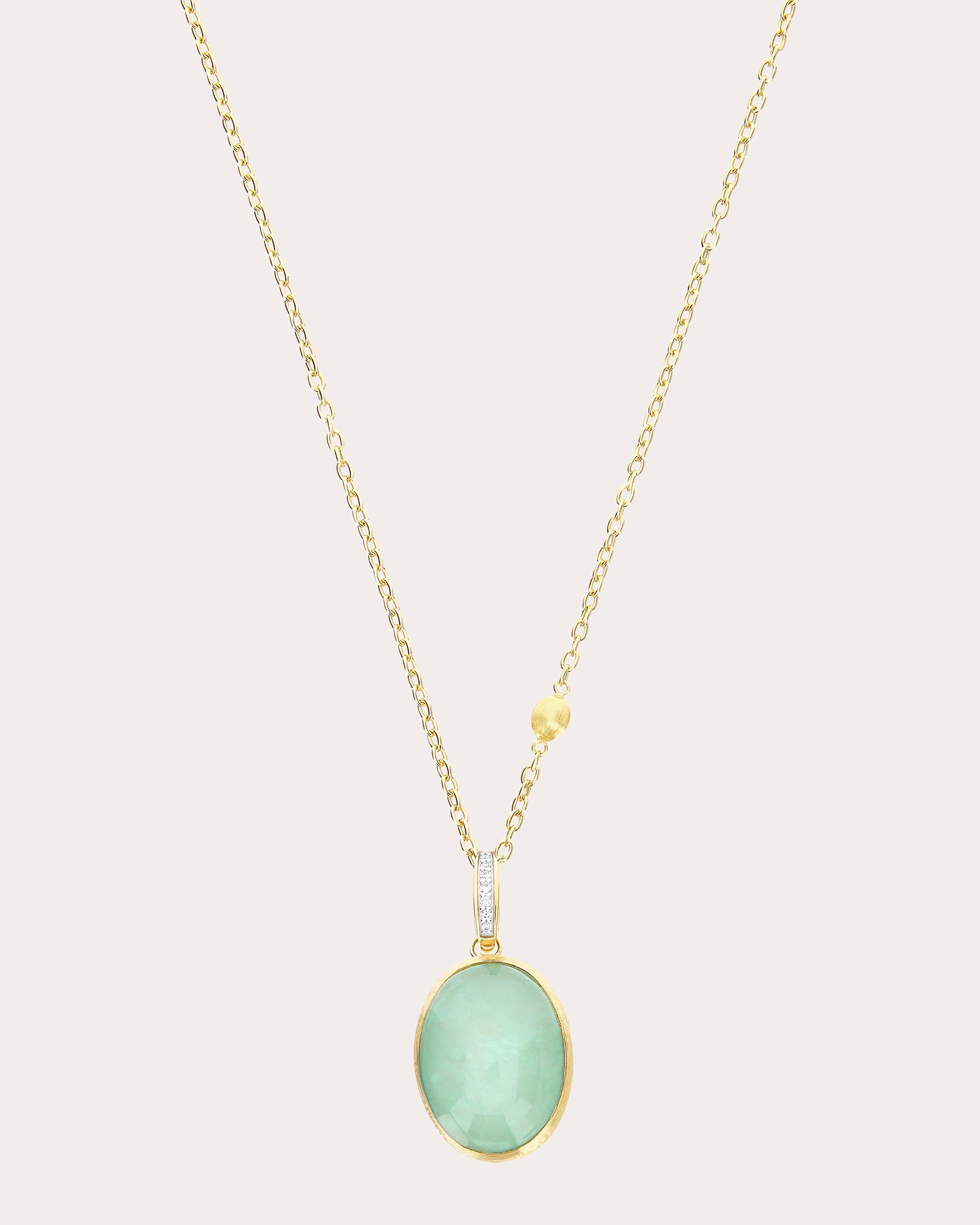 Jadeite Doublet Large Lattementa Boules Charm