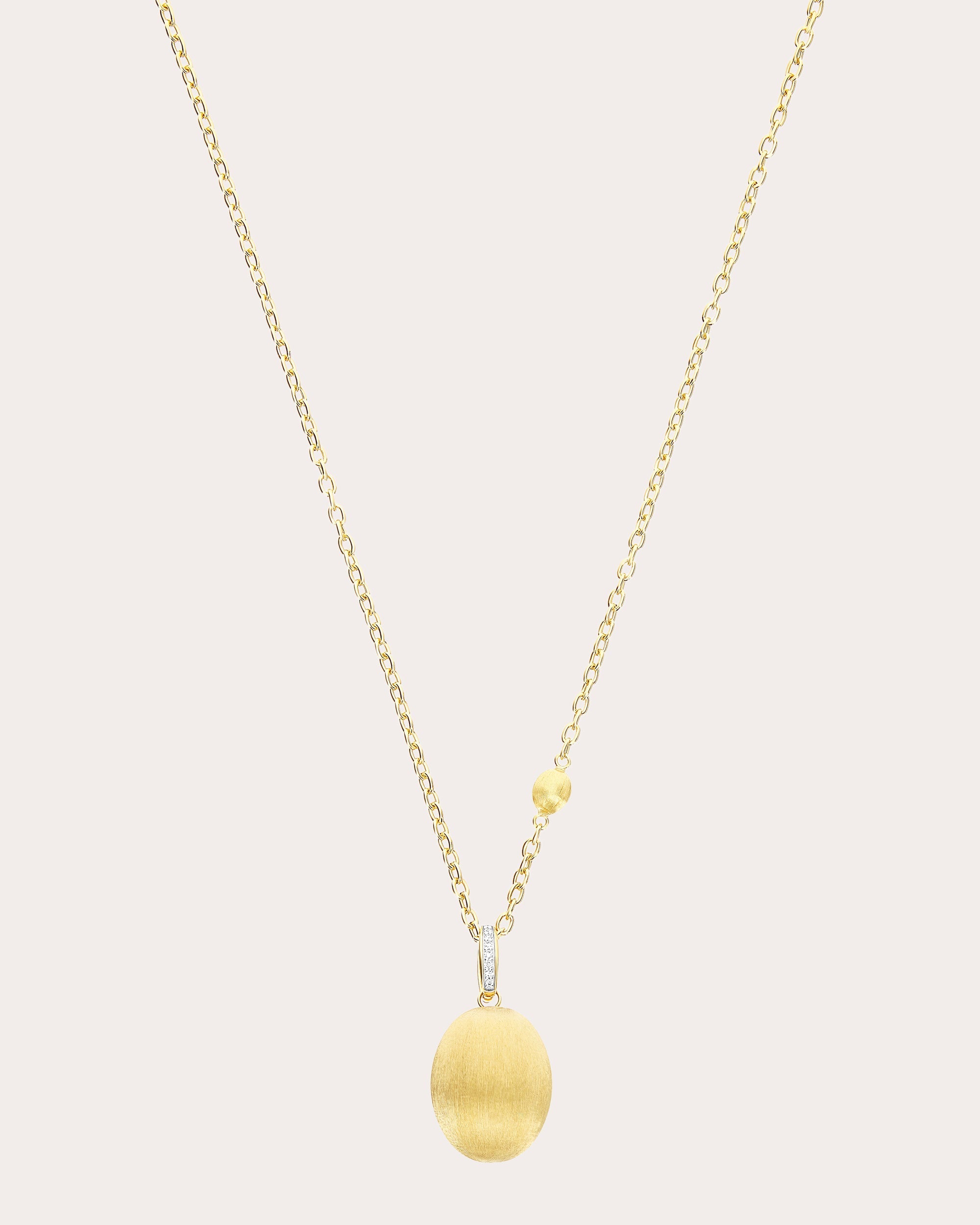 Diamond & 18k Gold Medium Boules Charm