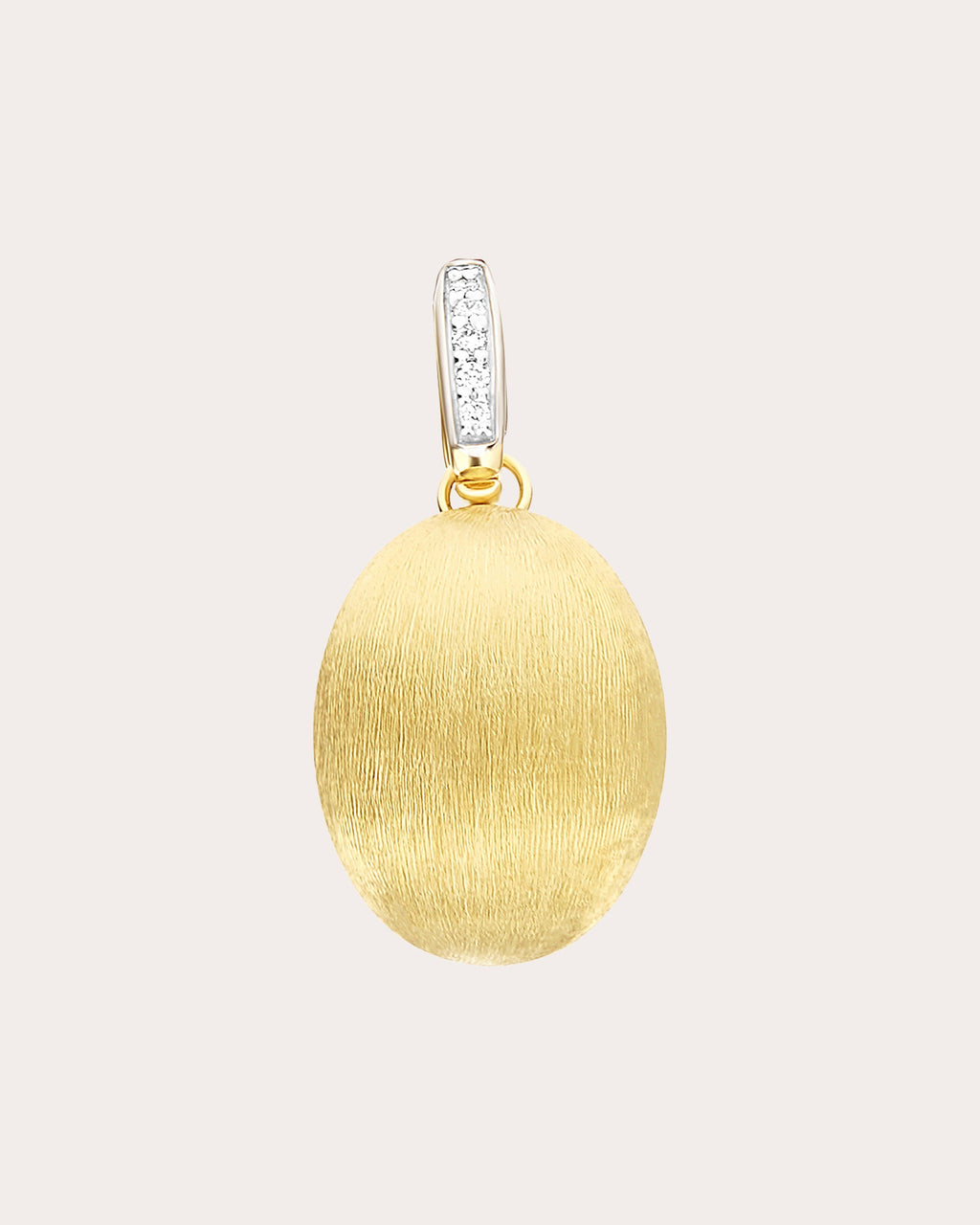 Diamond & 18k Gold Medium Boules Charm