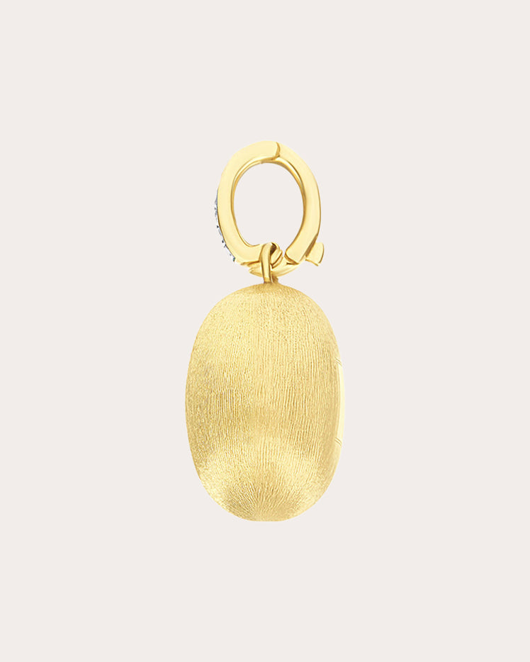 Diamond & 18k Gold Medium Boules Charm