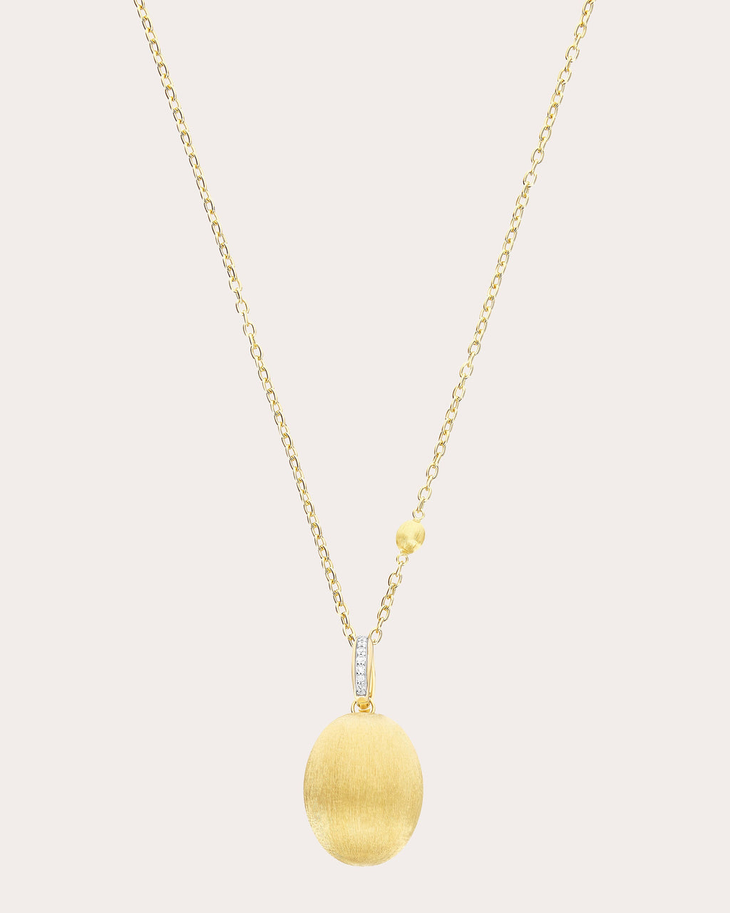 Diamond & 18k Gold Large Boules Charm