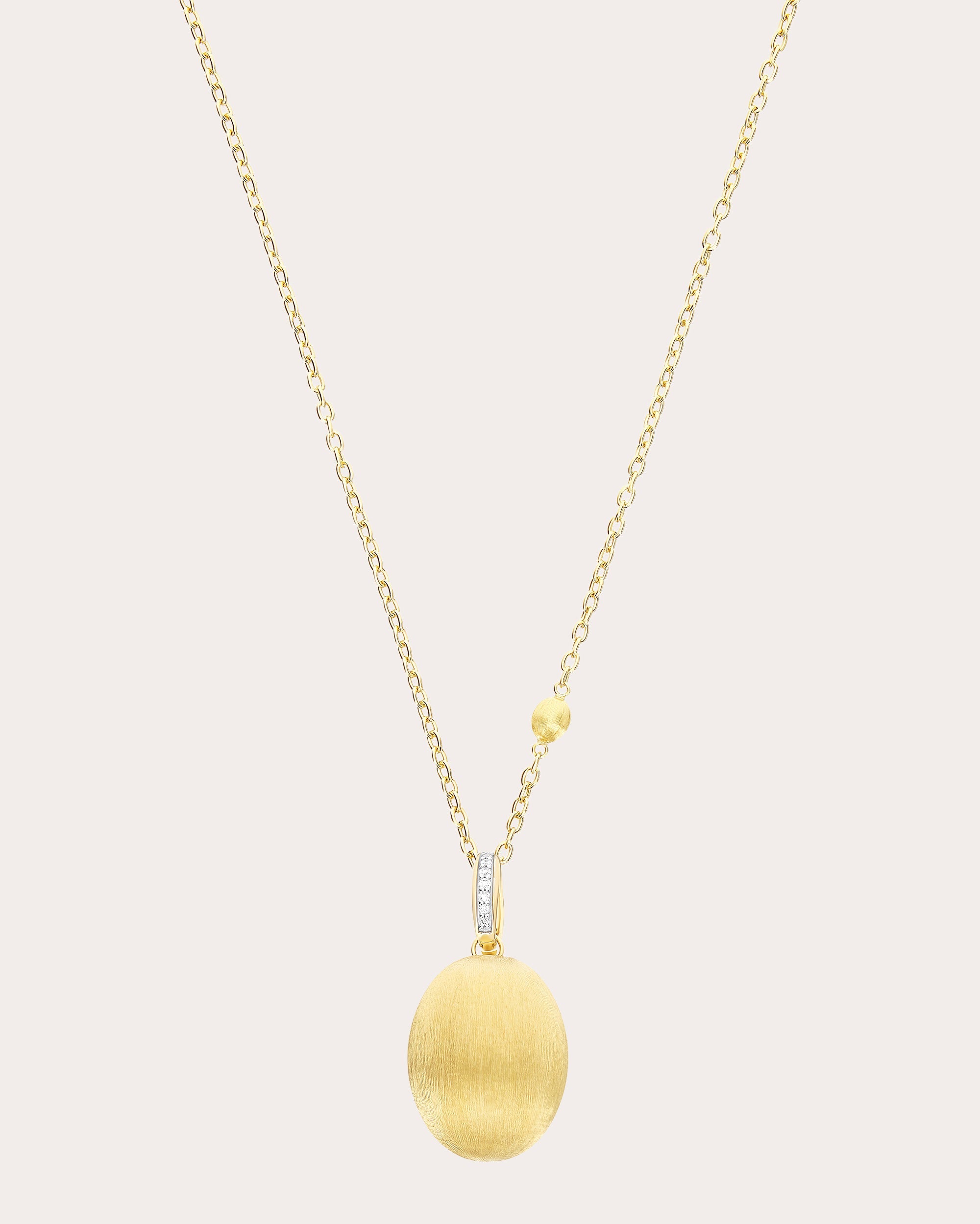 Diamond & 18k Gold Large Boules Charm