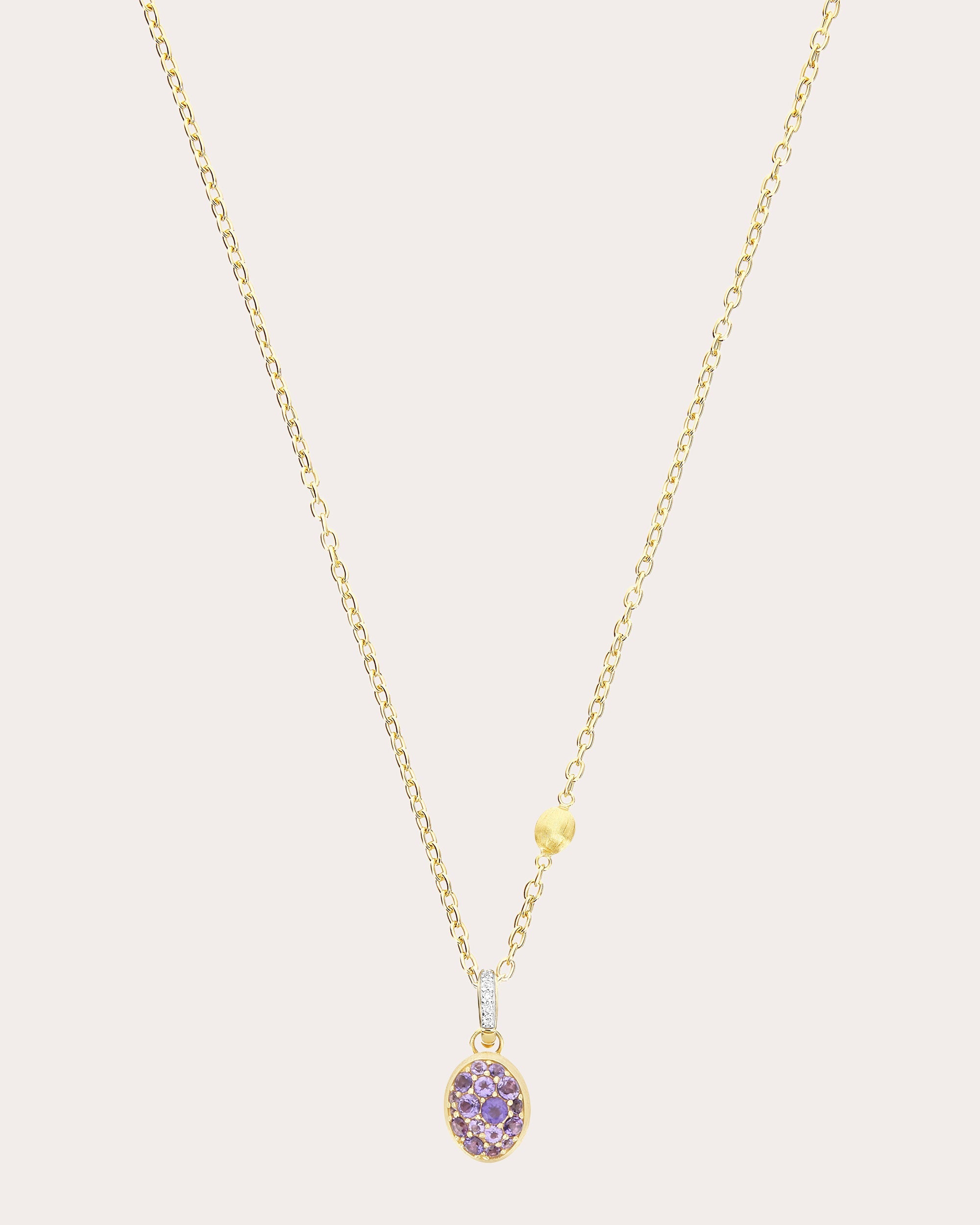 Amethyst Pavé Small Violetta Boules Charm