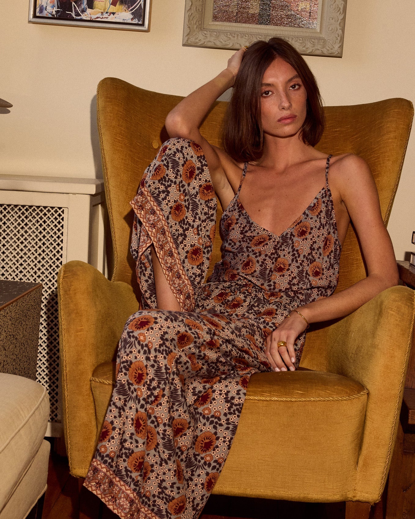 Heath Floral V-Neck Camisole