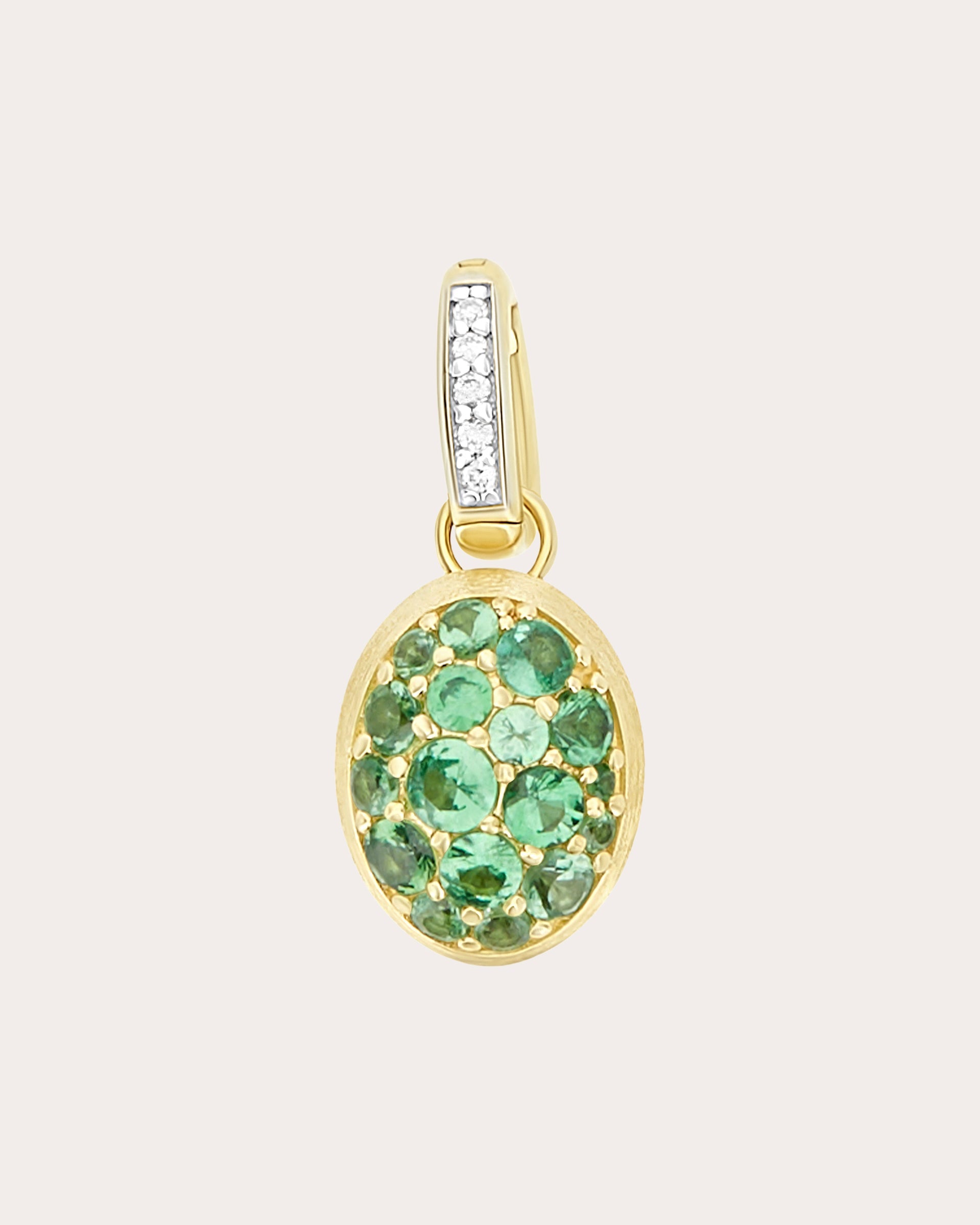 Tsavorite Pavé Small Lattementa Boules Charm