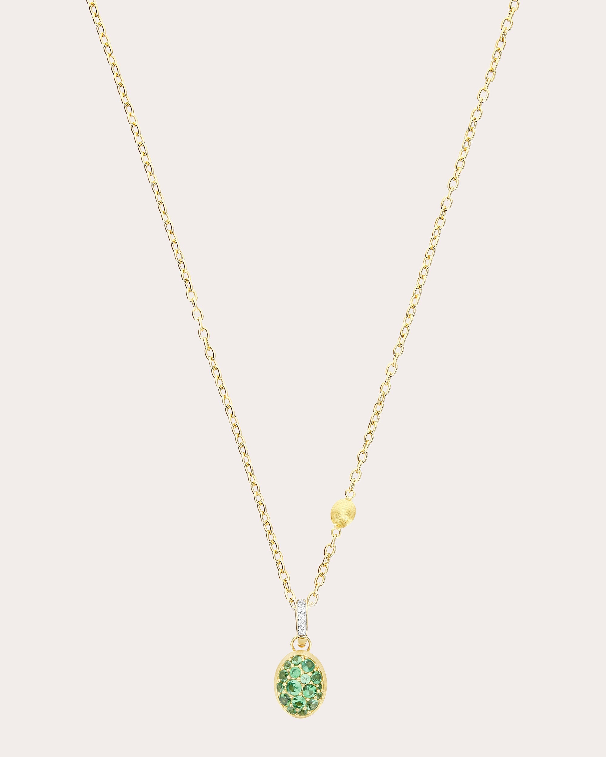 Tsavorite Pavé Small Lattementa Boules Charm