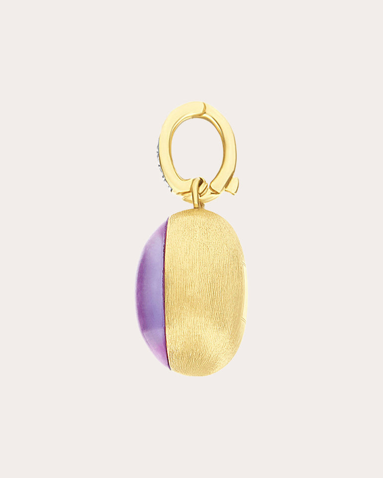Lepidolite Triplet Medium Violetta Boules Charm