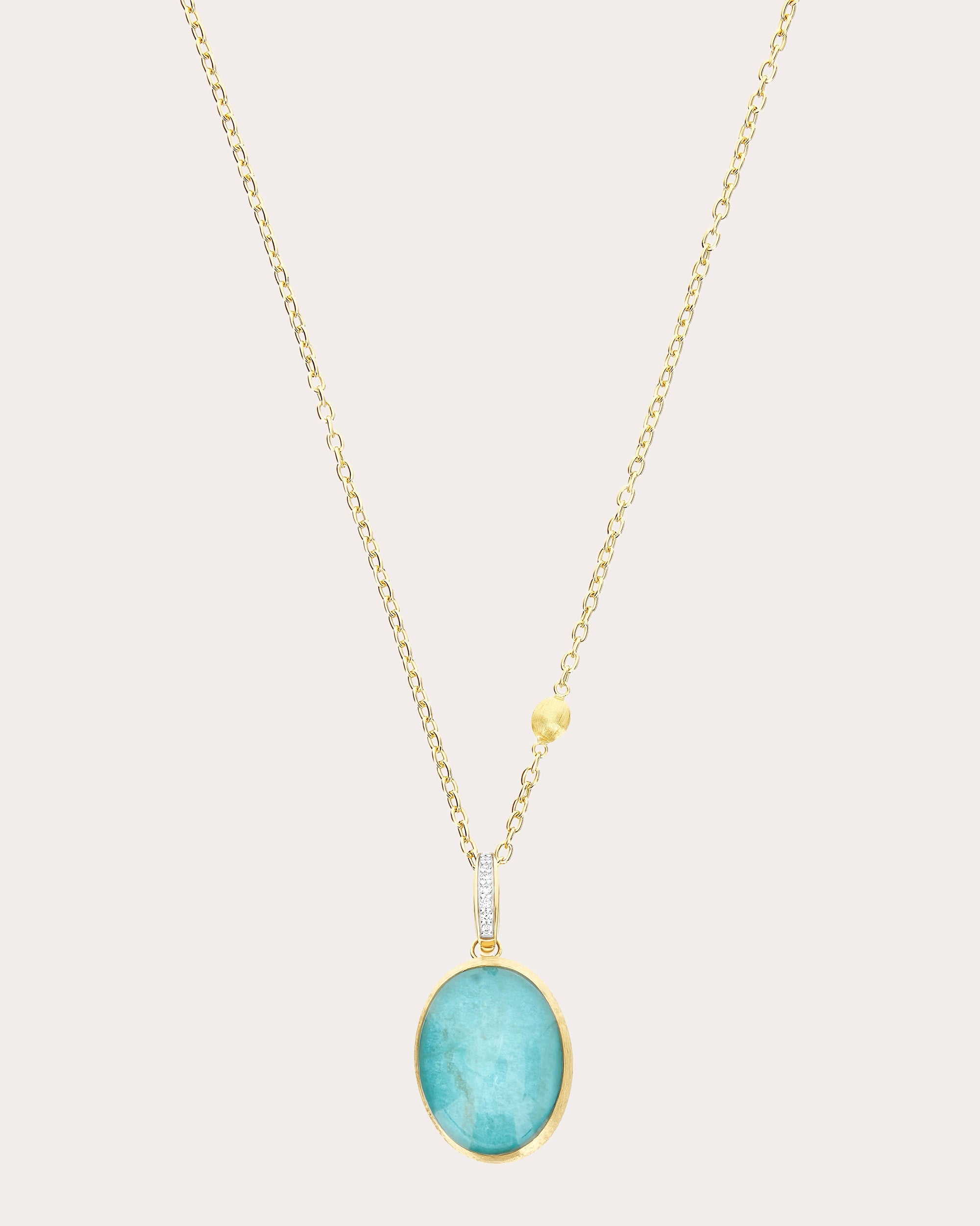 Amazonite Doublet Large Anice Boules Charm