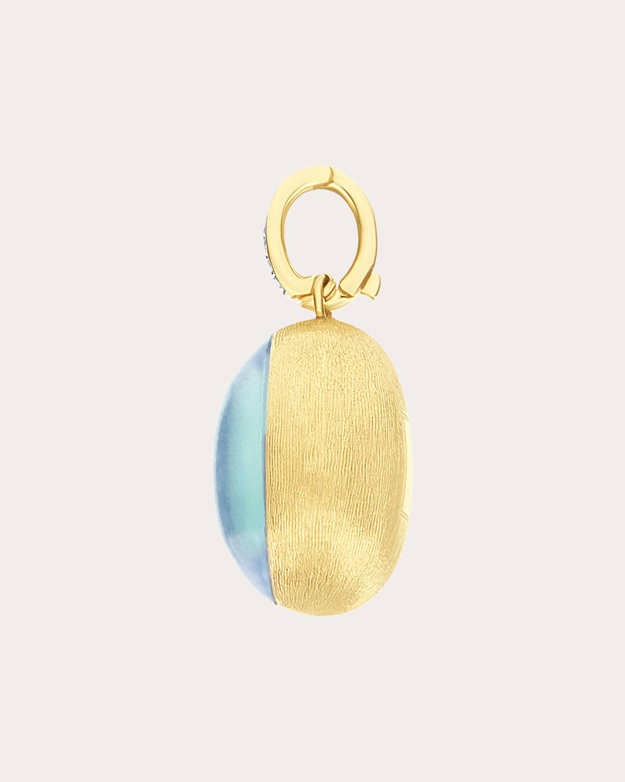Amazonite Doublet Large Anice Boules Charm