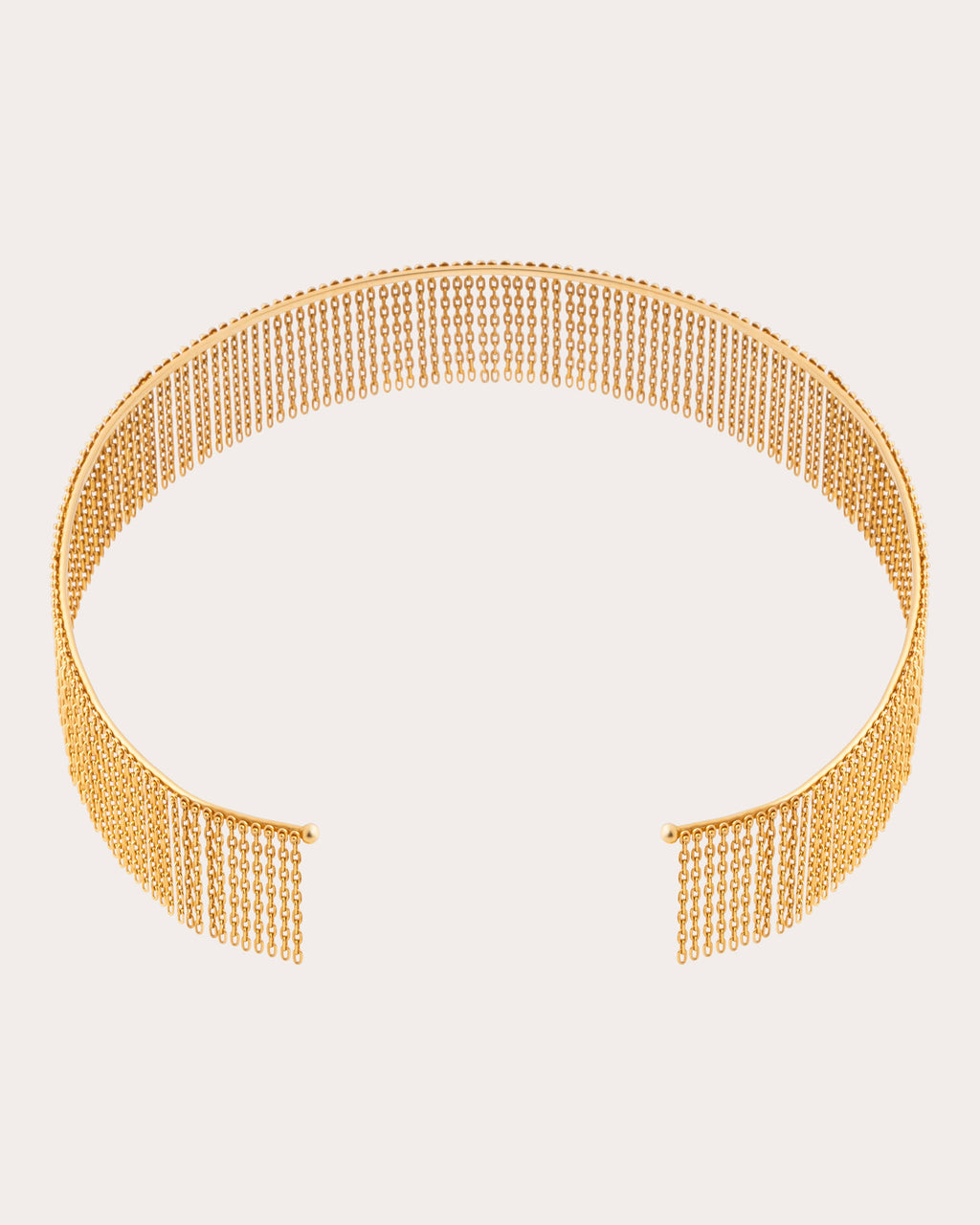 18k Gold Bold Chainfall Choker