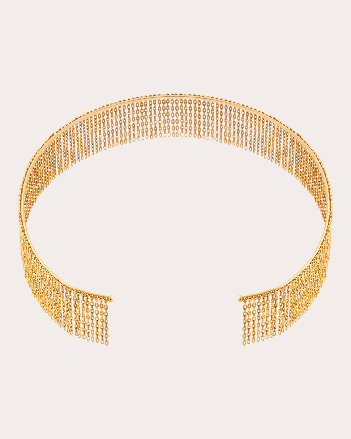 18k Gold Bold Chainfall Choker